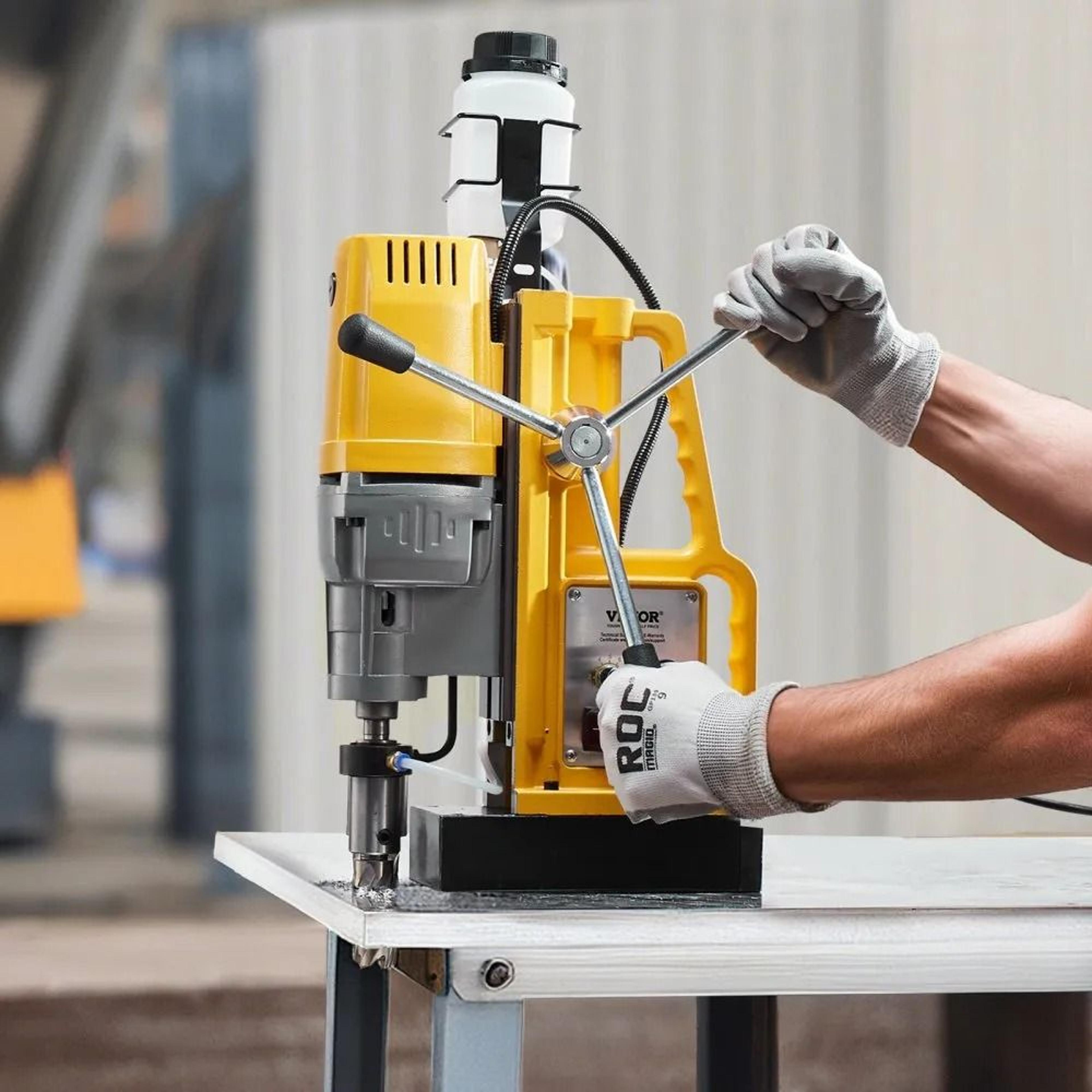 1400W Magnetic Drill Press With 2 Inch Coring Capacity Variable Speed 6