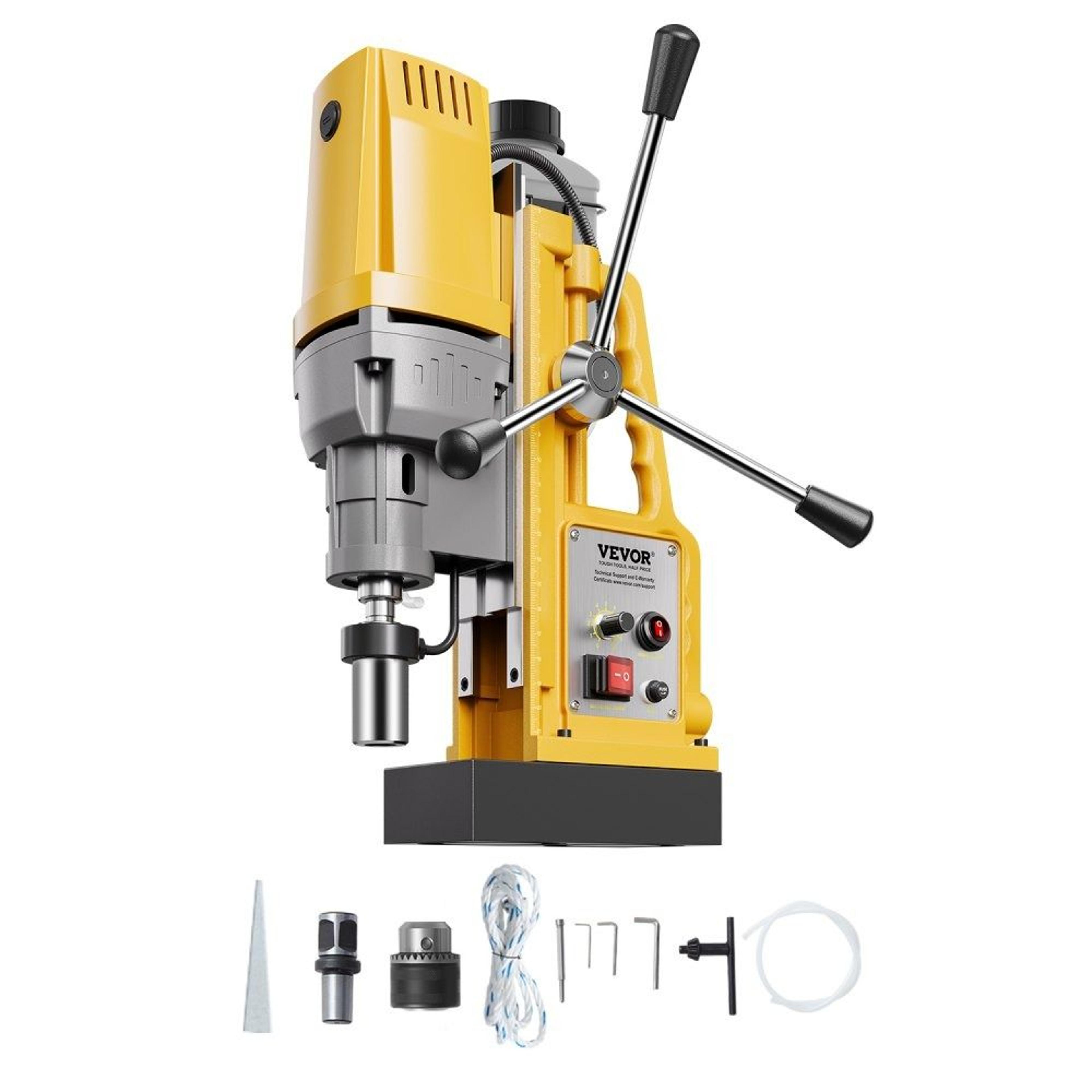 1400W Magnetic Drill Press With 2 Inch Coring Capacity Variable Speed 7