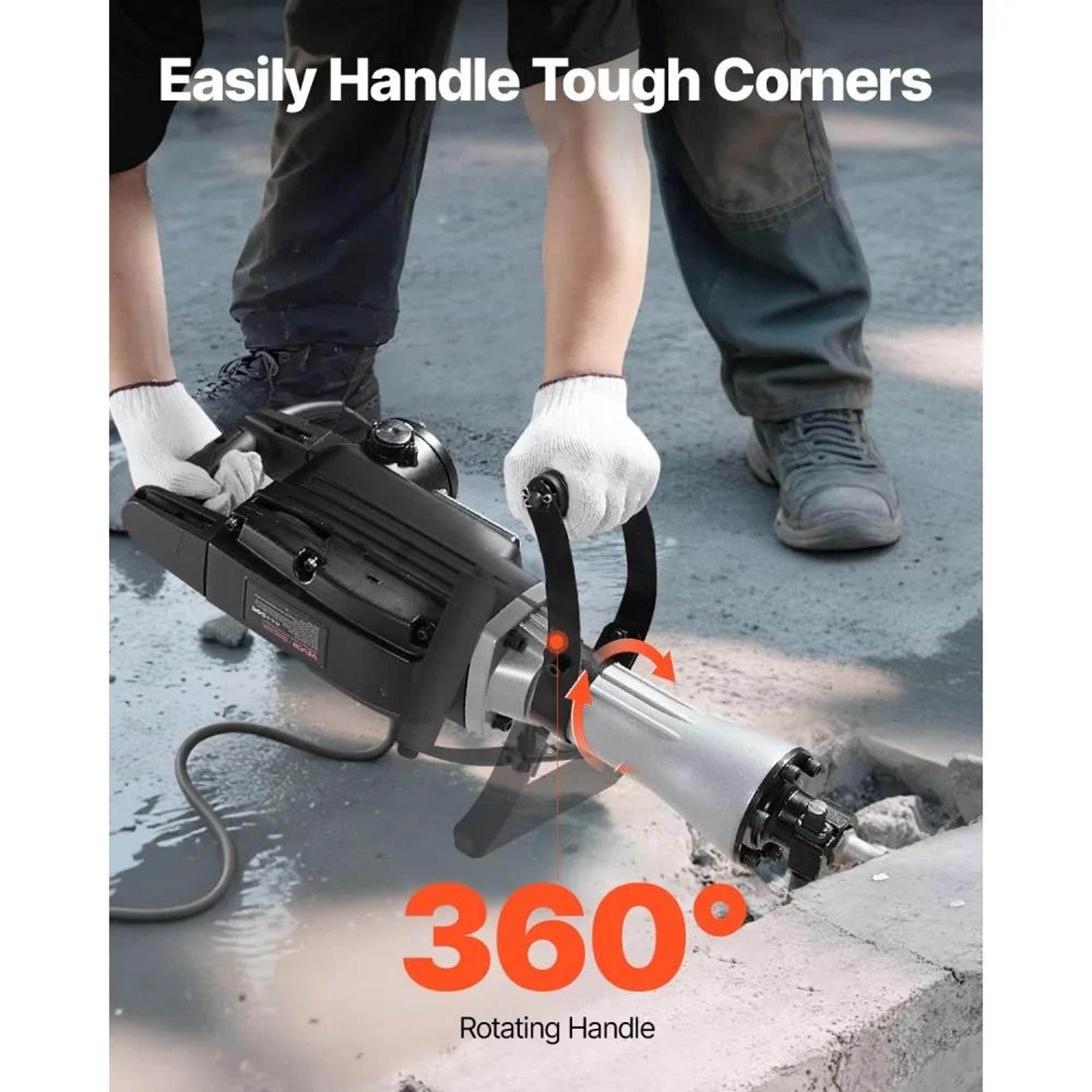 2800W Electric Demolition Jack Hammer Concrete Breaker With Chisels 4