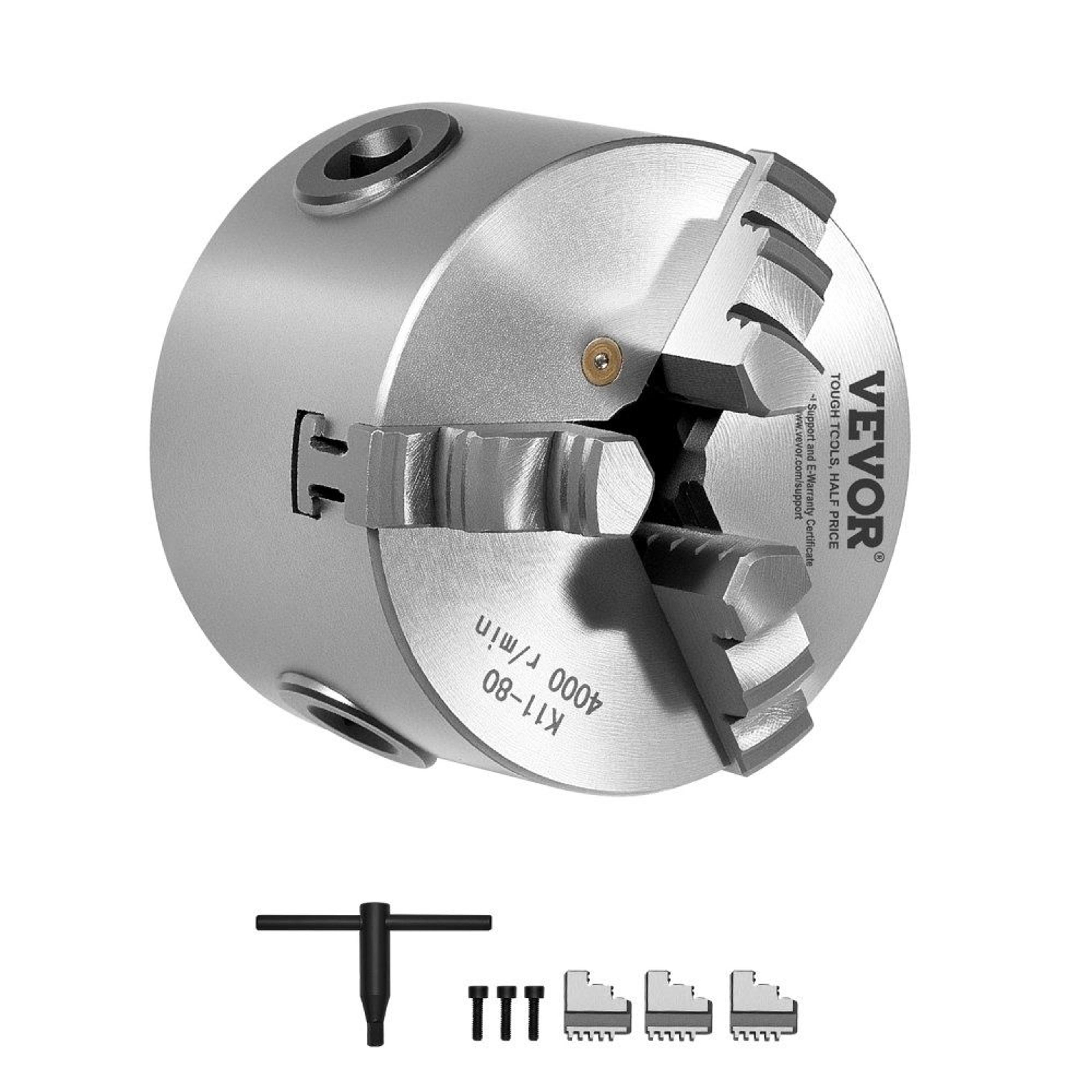 3 inch self centering lathe chuck 3 jaw chuck for precision metal and wood machining