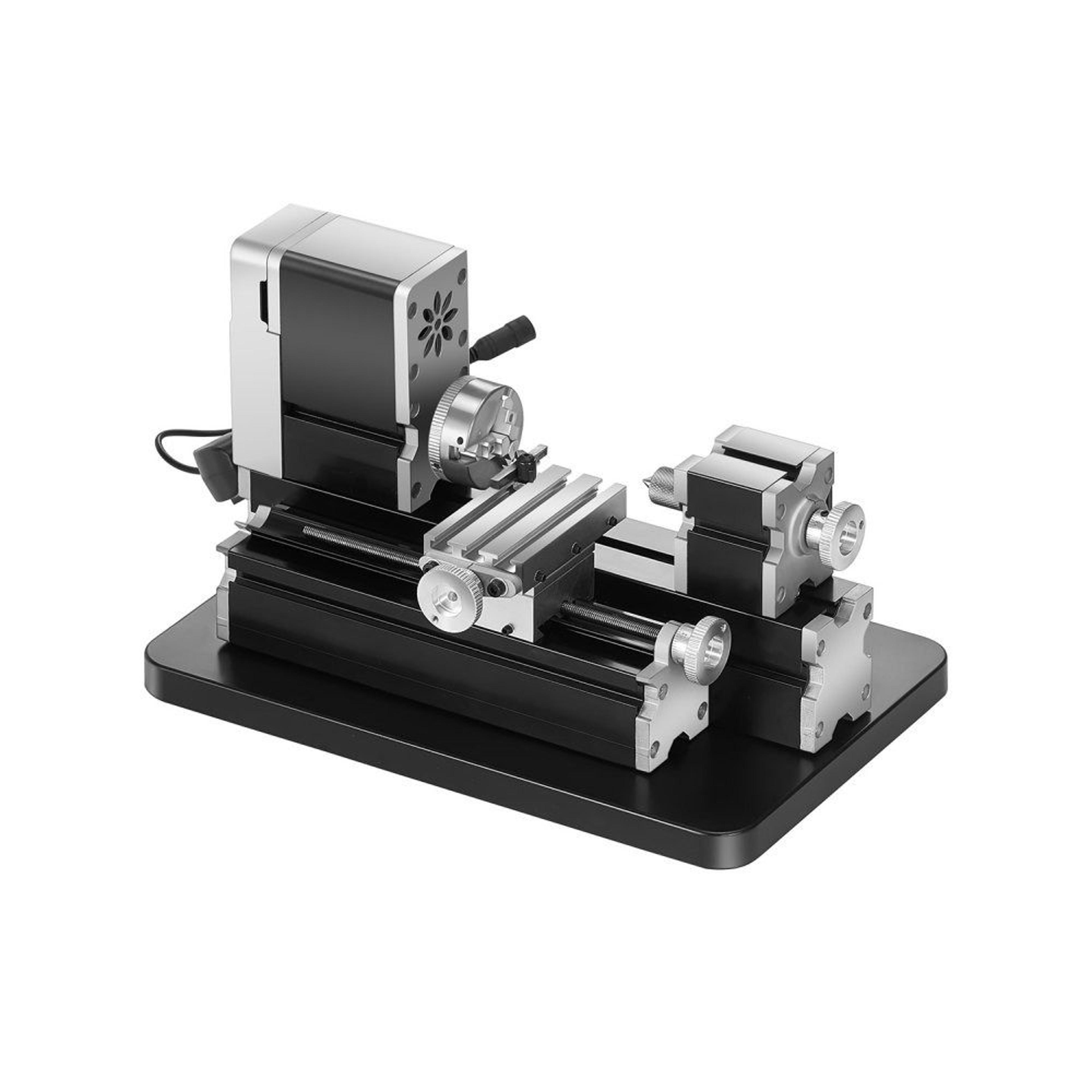 mini metal lathe machine 20000 rpm precision benchtop lathe for metal wood plastic projects