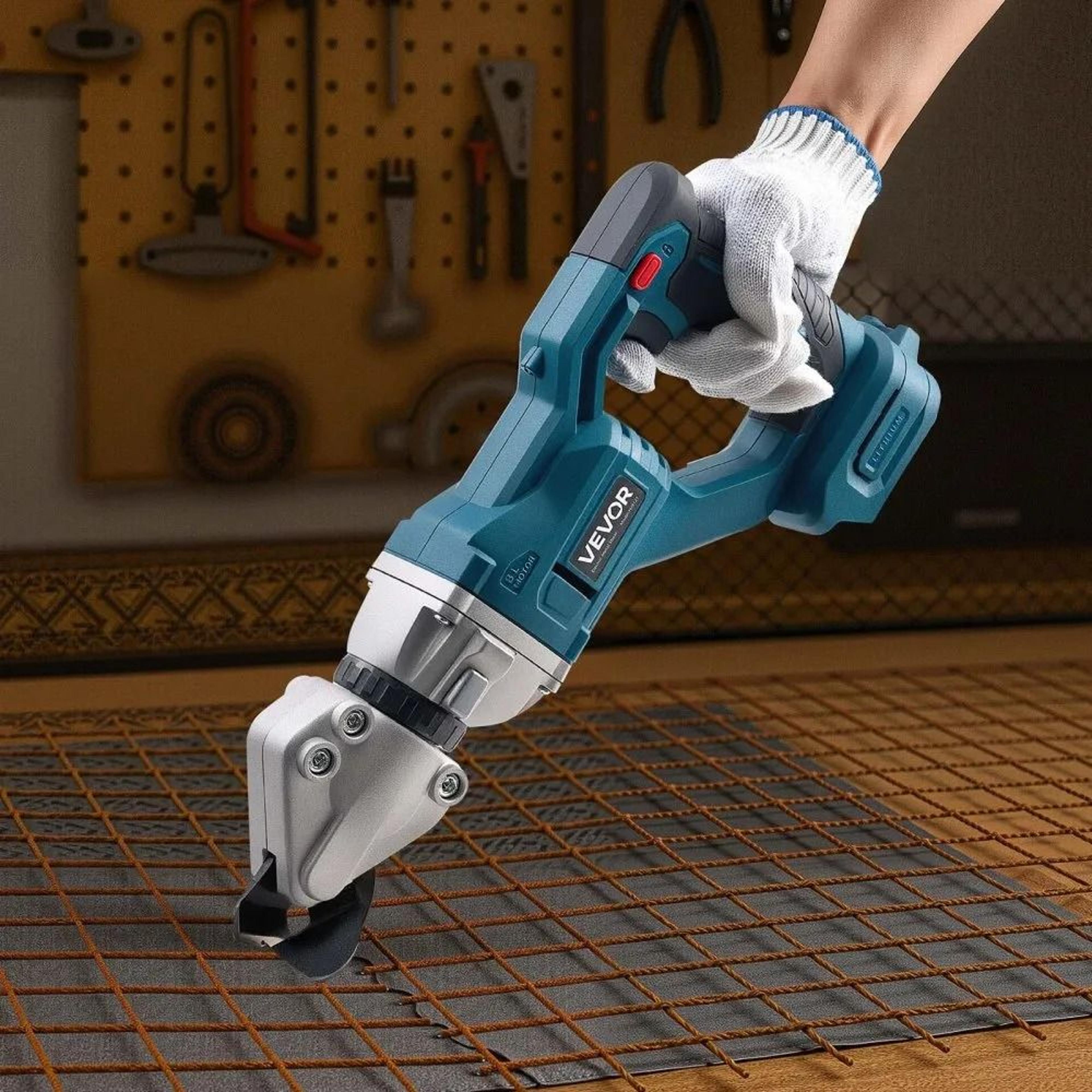 Cordless Metal Shear Sheet Metal Cutter With 360 Pivoting Head 25000 RPM 6