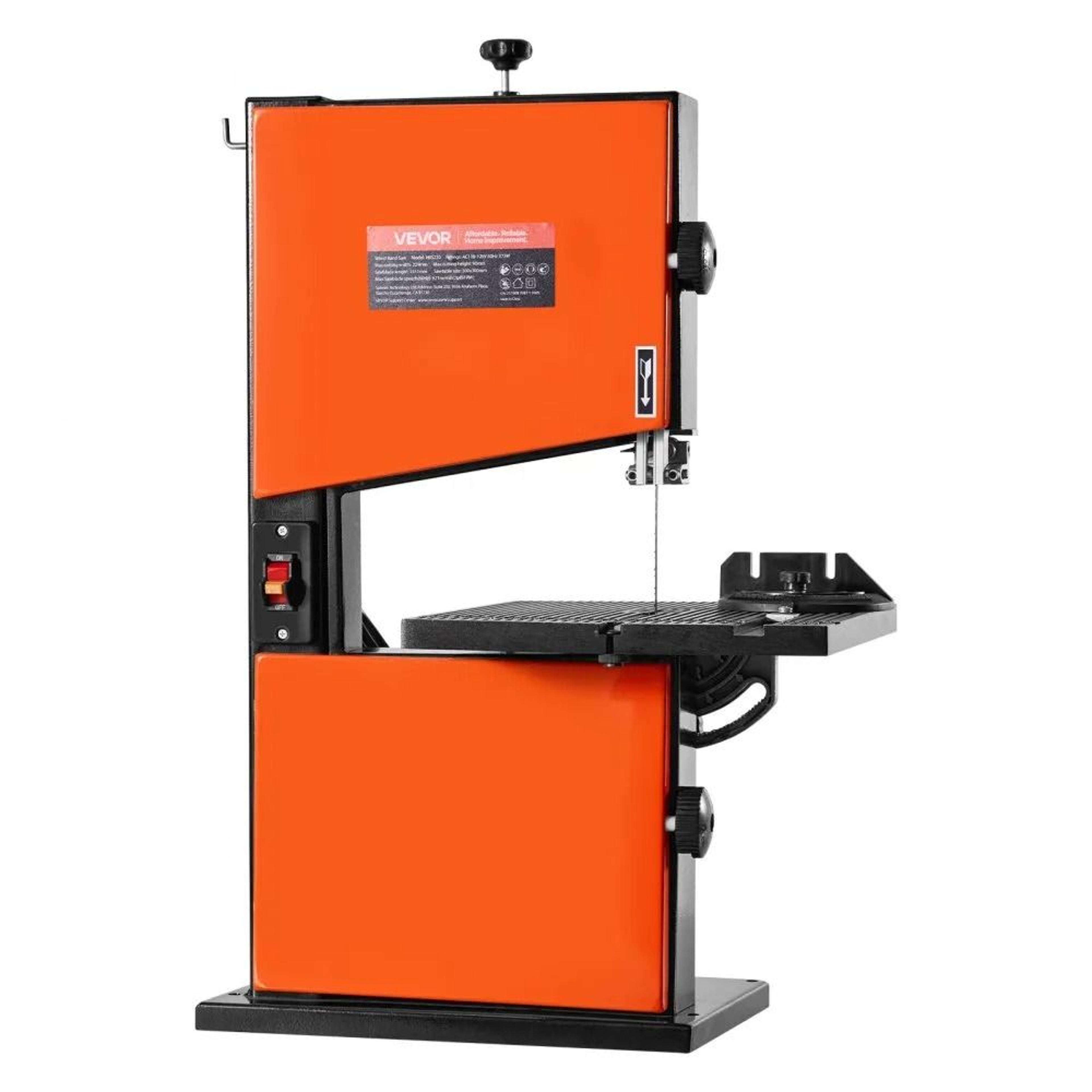 9 Inch Benchtop Band Saw With 12 HP Motor For Precision Woodworking Cuts 9