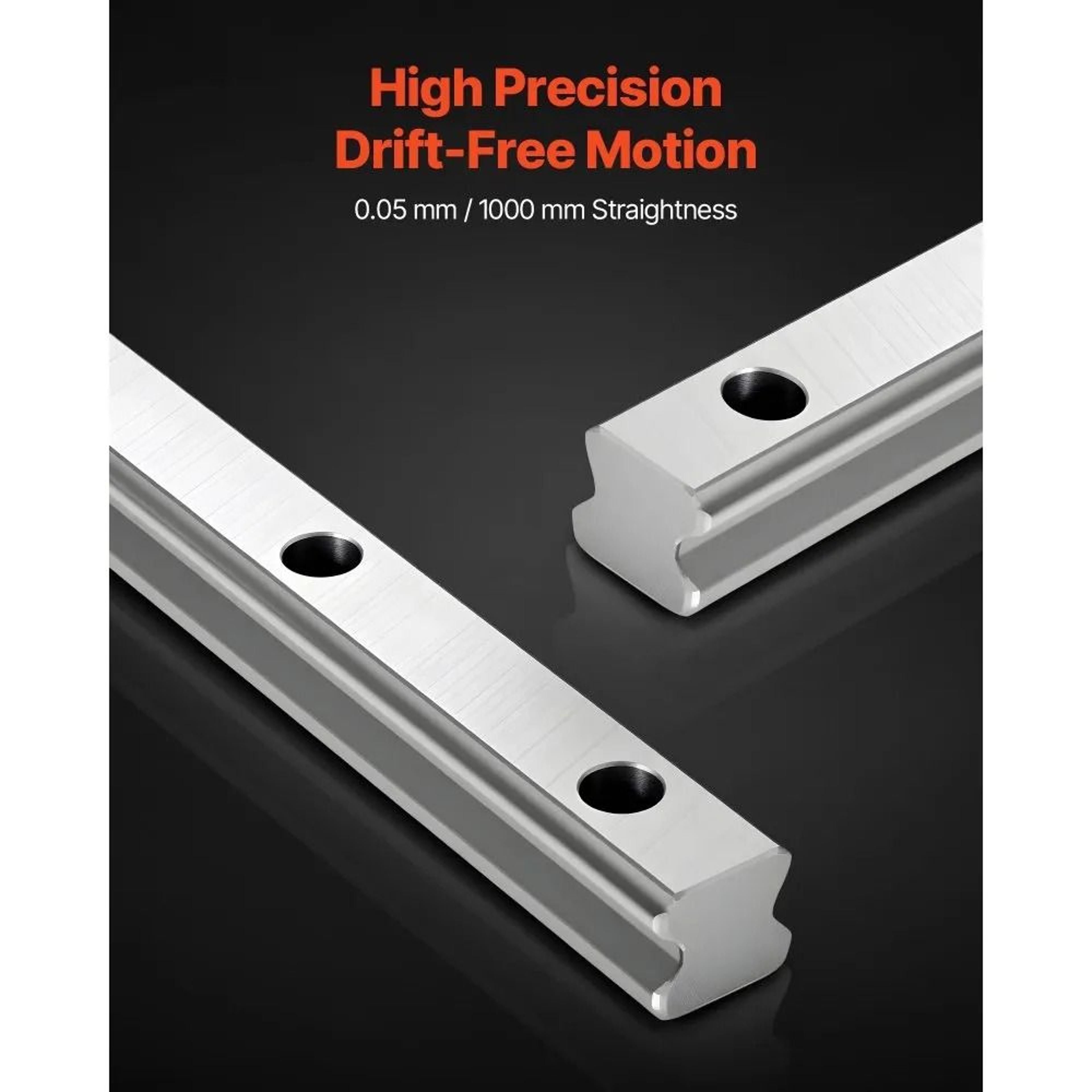 HGR20 Linear Rail Guide Kit 1000mm Precision Motion Rails With Bearing Blocks For CNC And 3D Printe 3