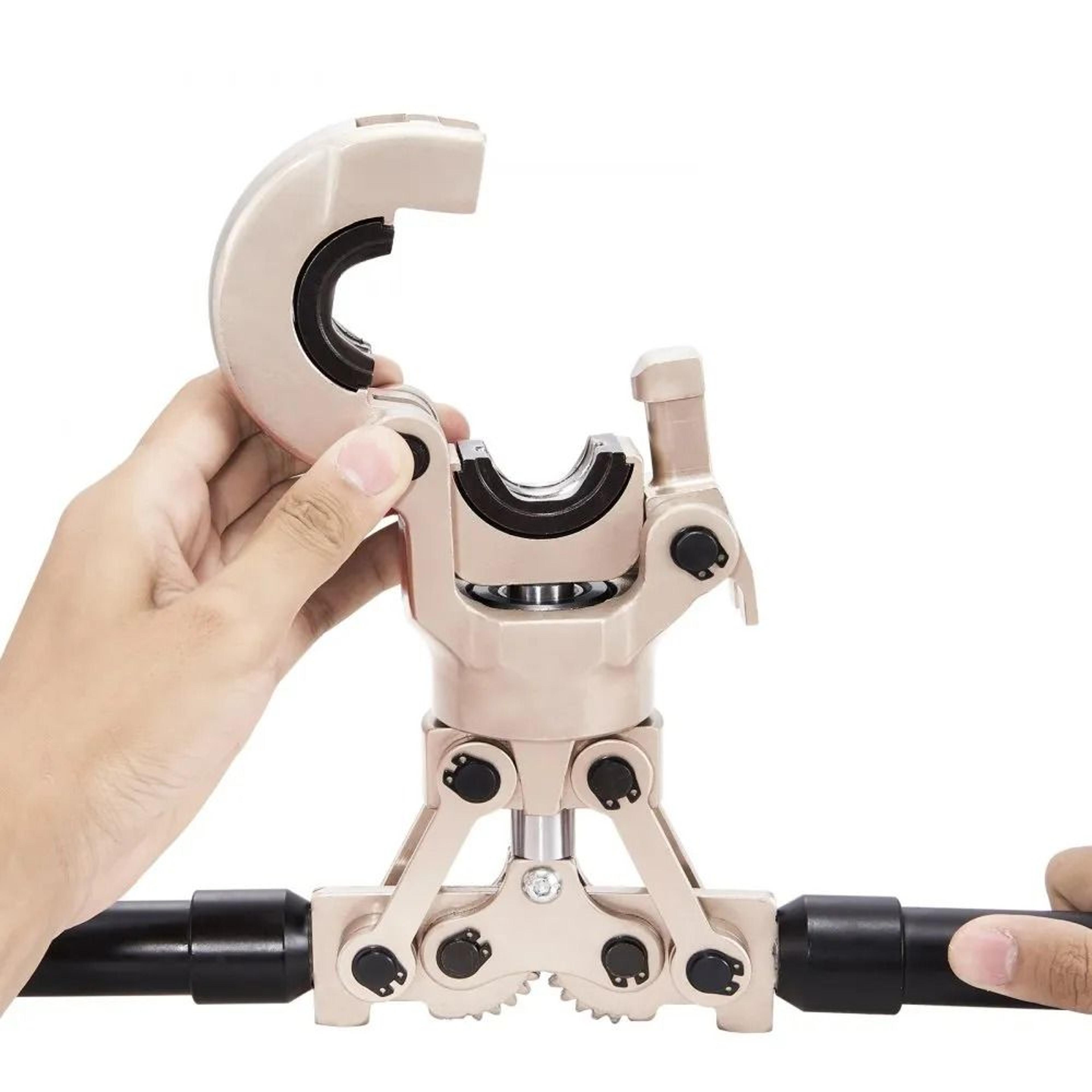 Copper Press Tool Kit With 360 Degree Head And 3 Quick Change Jaws 7