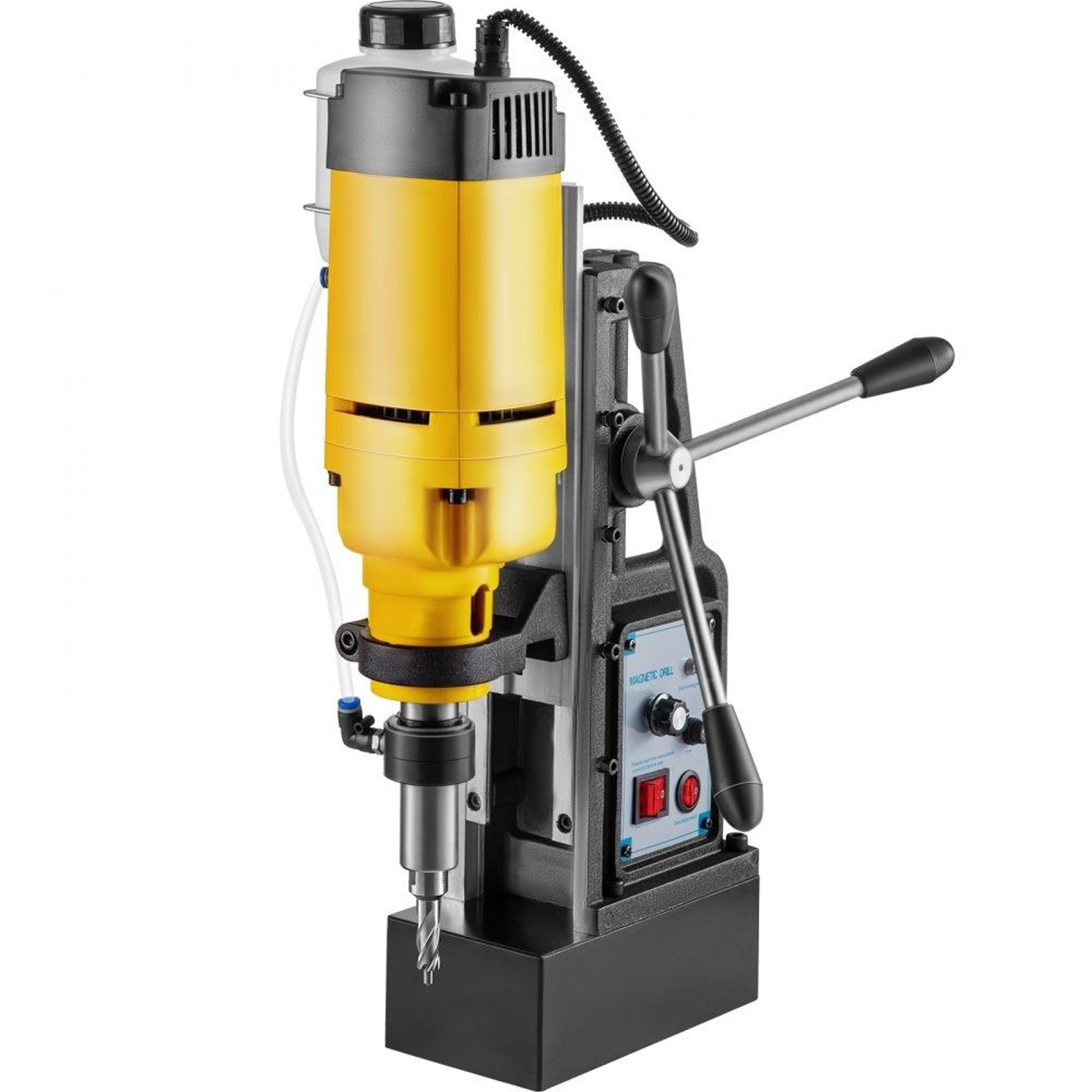 1680w magnetic drill press with 2 inch core capacity and variable speed