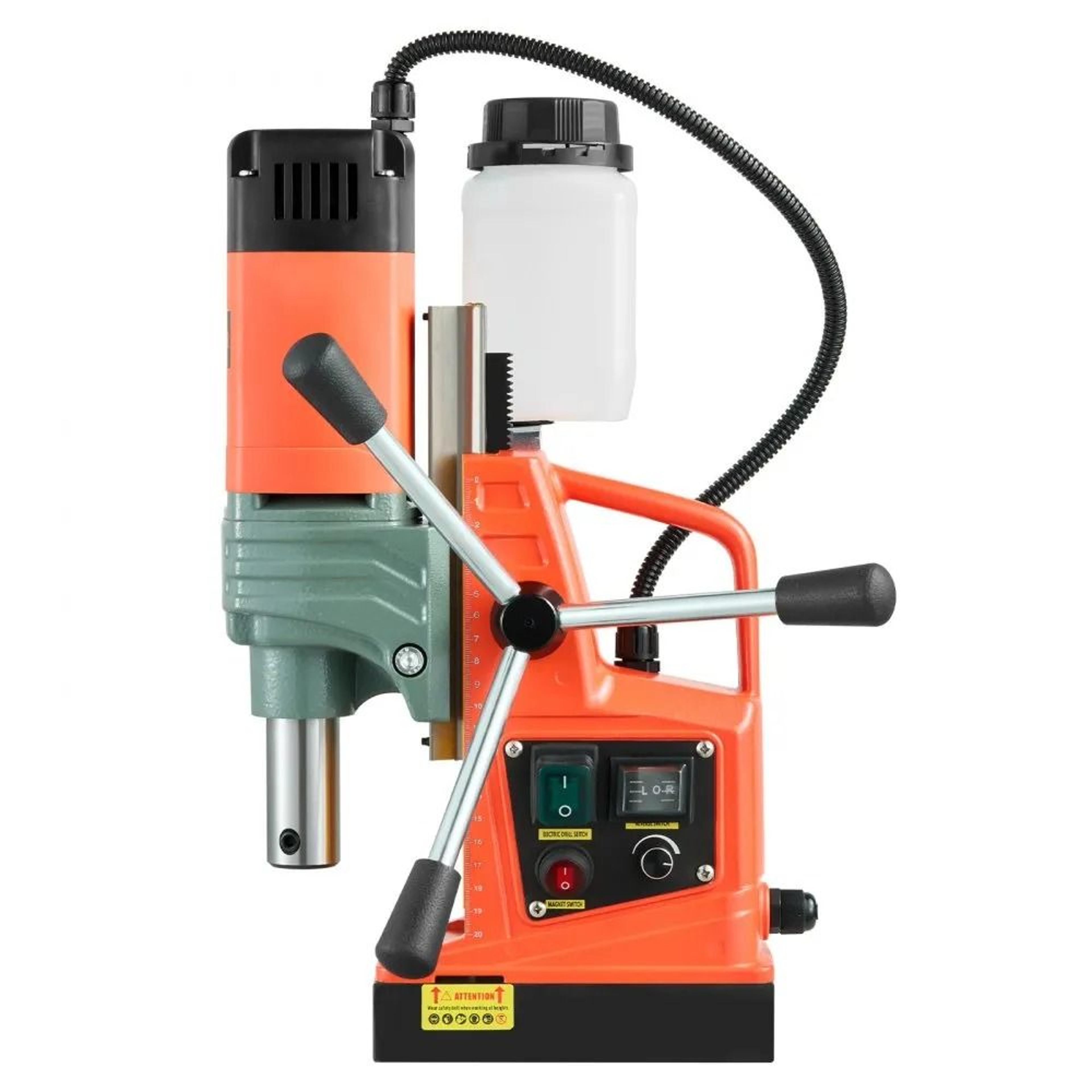 1450W Magnetic Drill Press With 6 Coring Bits And Variable Speed 7