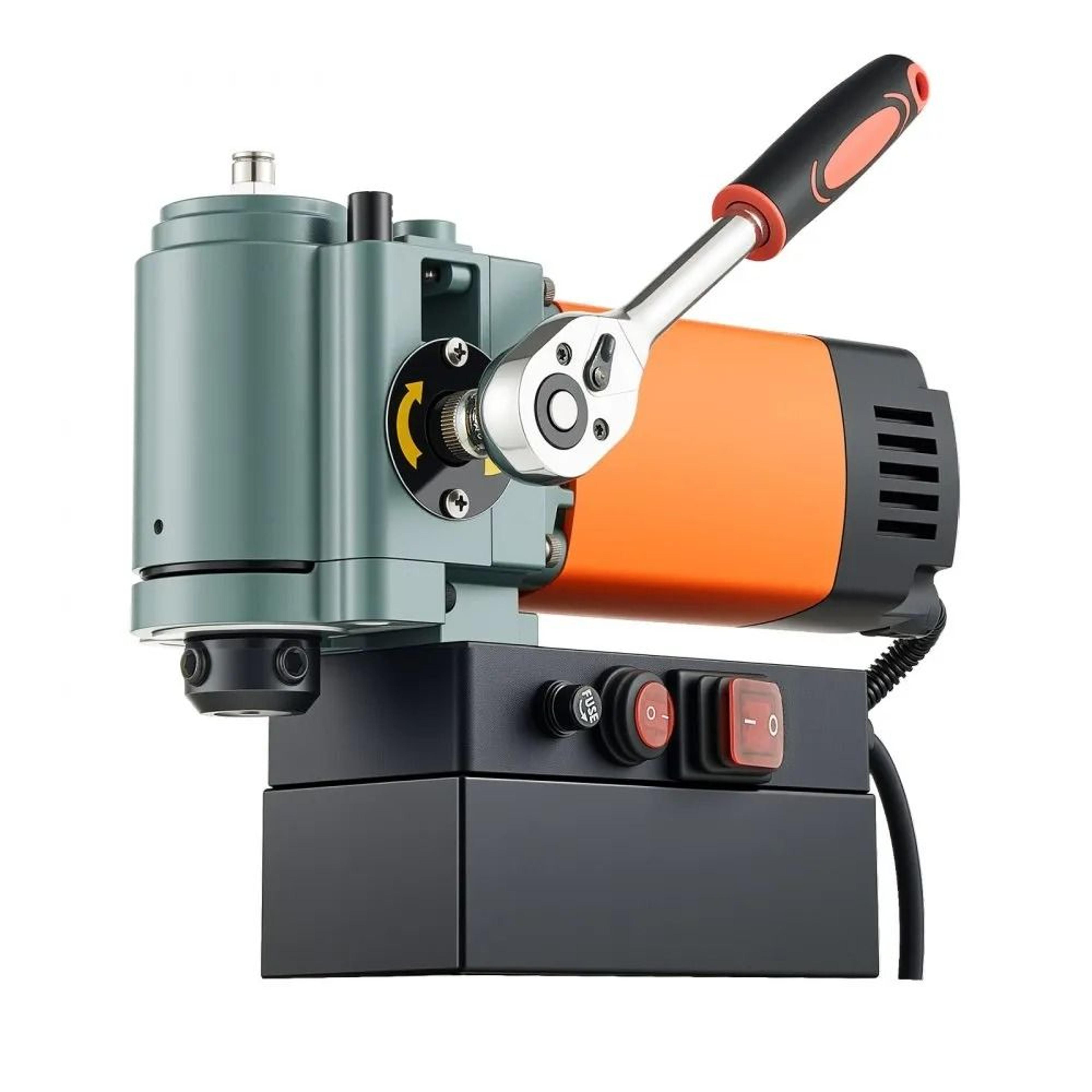 Low Profile Magnetic Drill Press 1300W Portable Mag Drill Machine For Metal Drilling 8