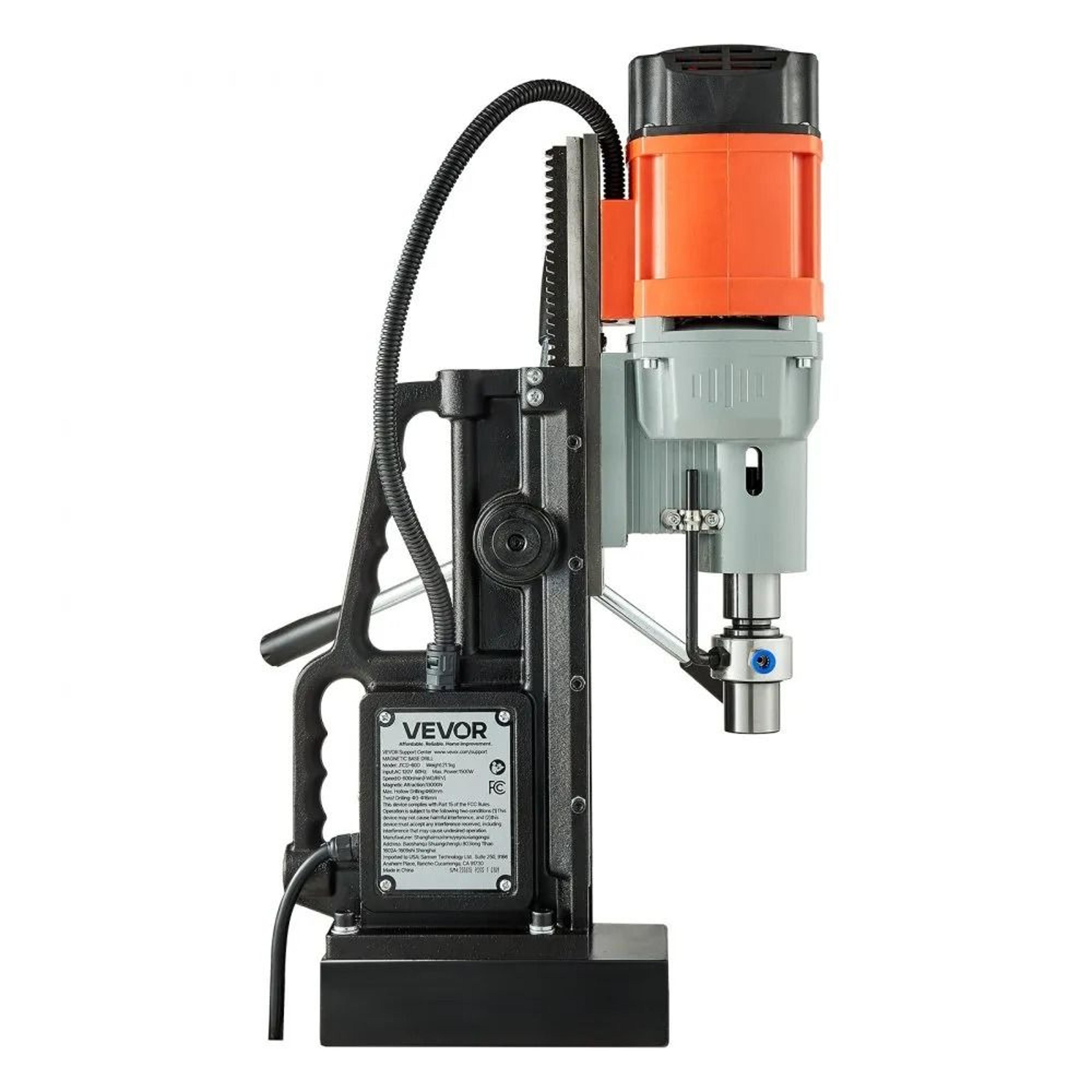 Magnetic Drill Press 1550W Heavy Duty Mag Drill With 600 RPM Speed Control 8