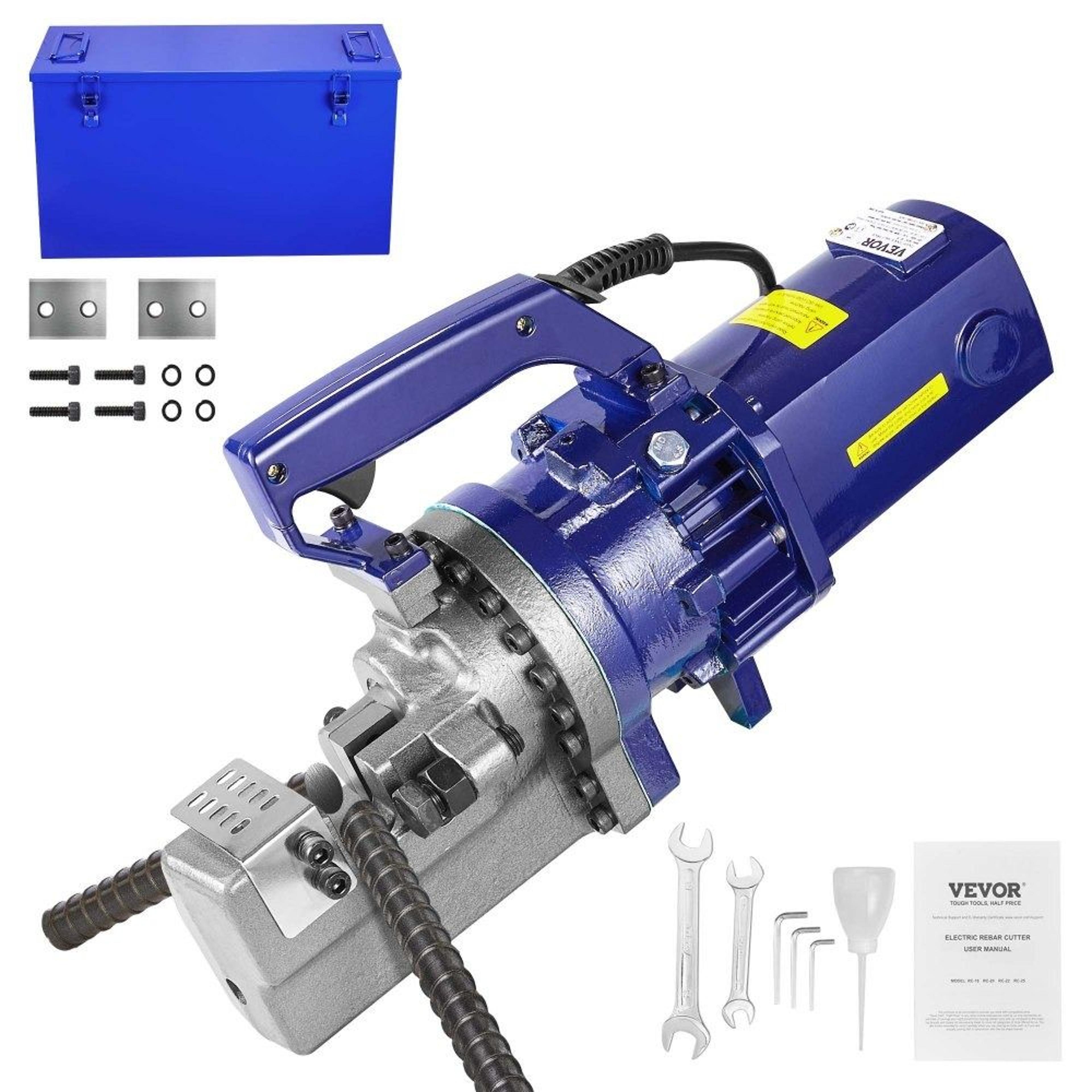 portable electric hydraulic rebar cutter 1700w heavy duty steel bar cutting tool