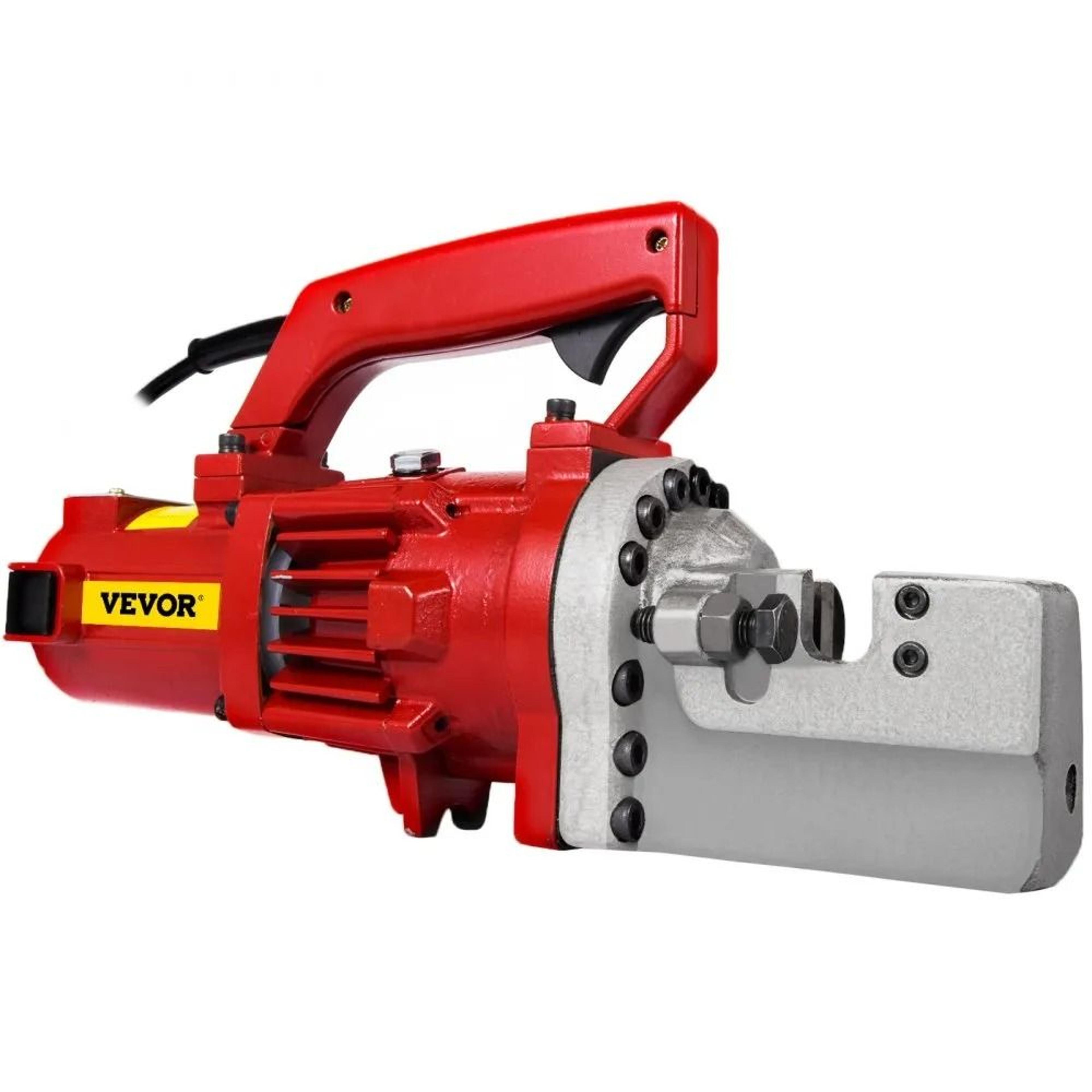 Portable Electric Hydraulic Rebar Cutter 1250W Heavy Duty Steel Bar Cutting Tool 8