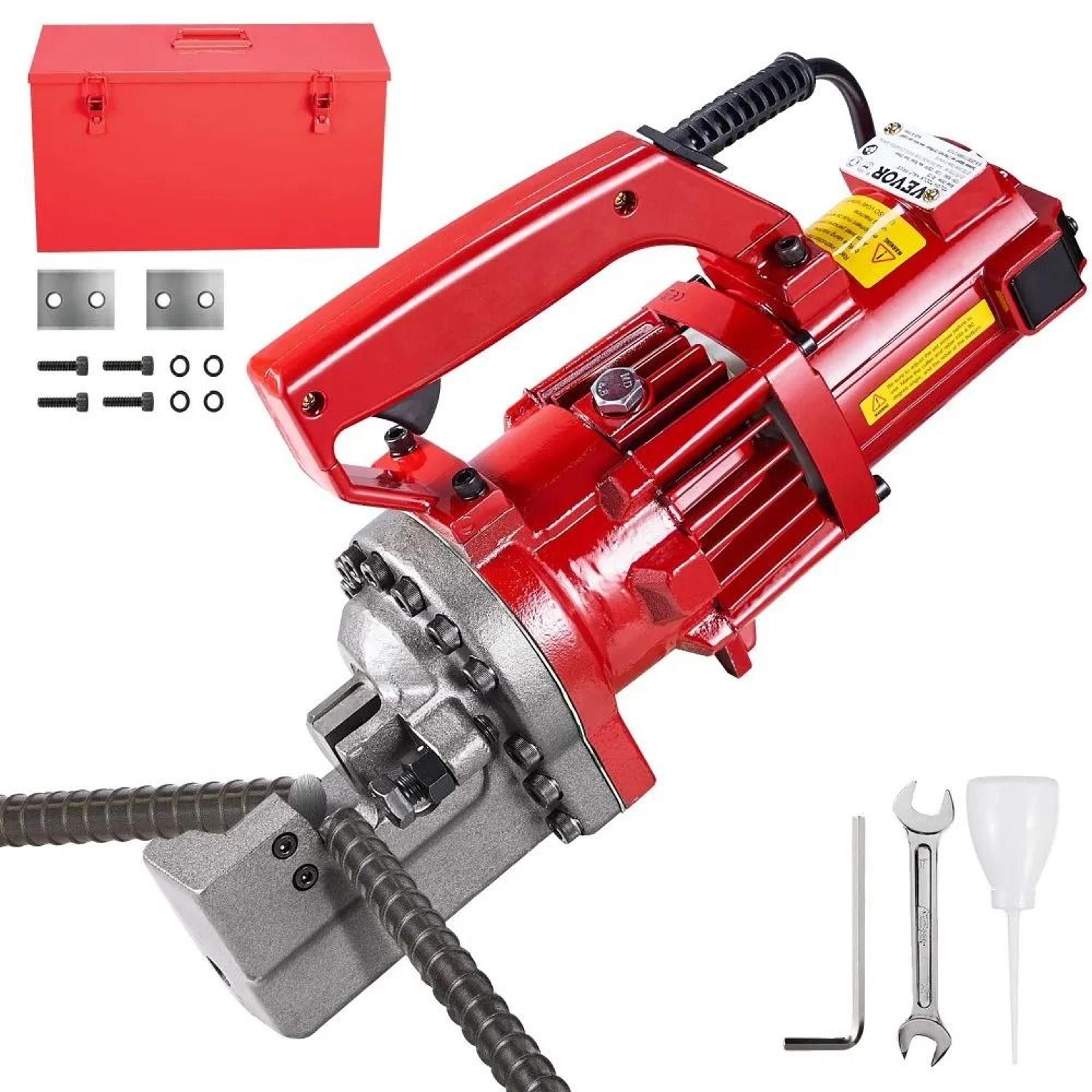 portable electric hydraulic rebar cutter 1250w heavy duty steel bar cutting tool