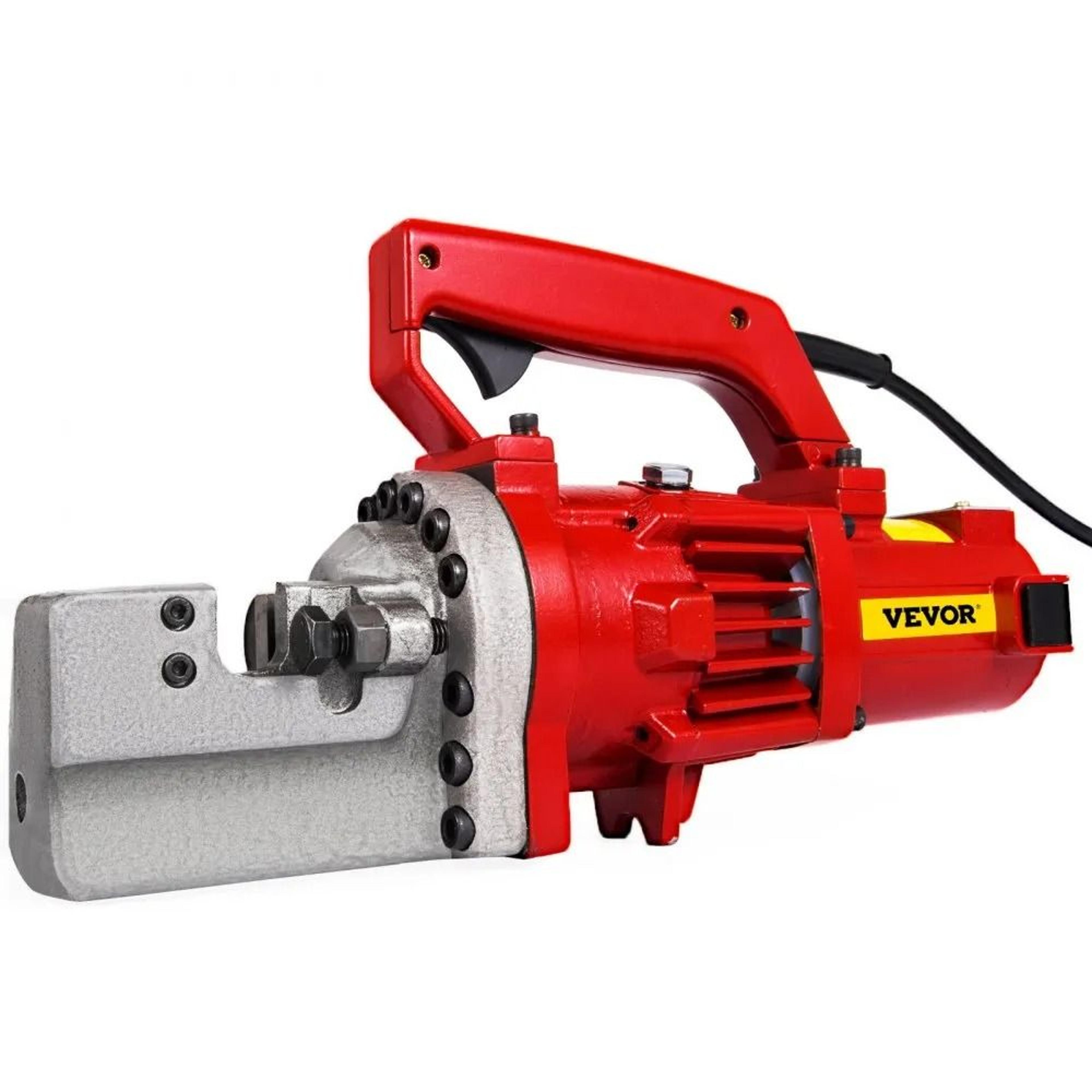 Portable Electric Hydraulic Rebar Cutter 1250W Heavy Duty Steel Bar Cutting Tool 9