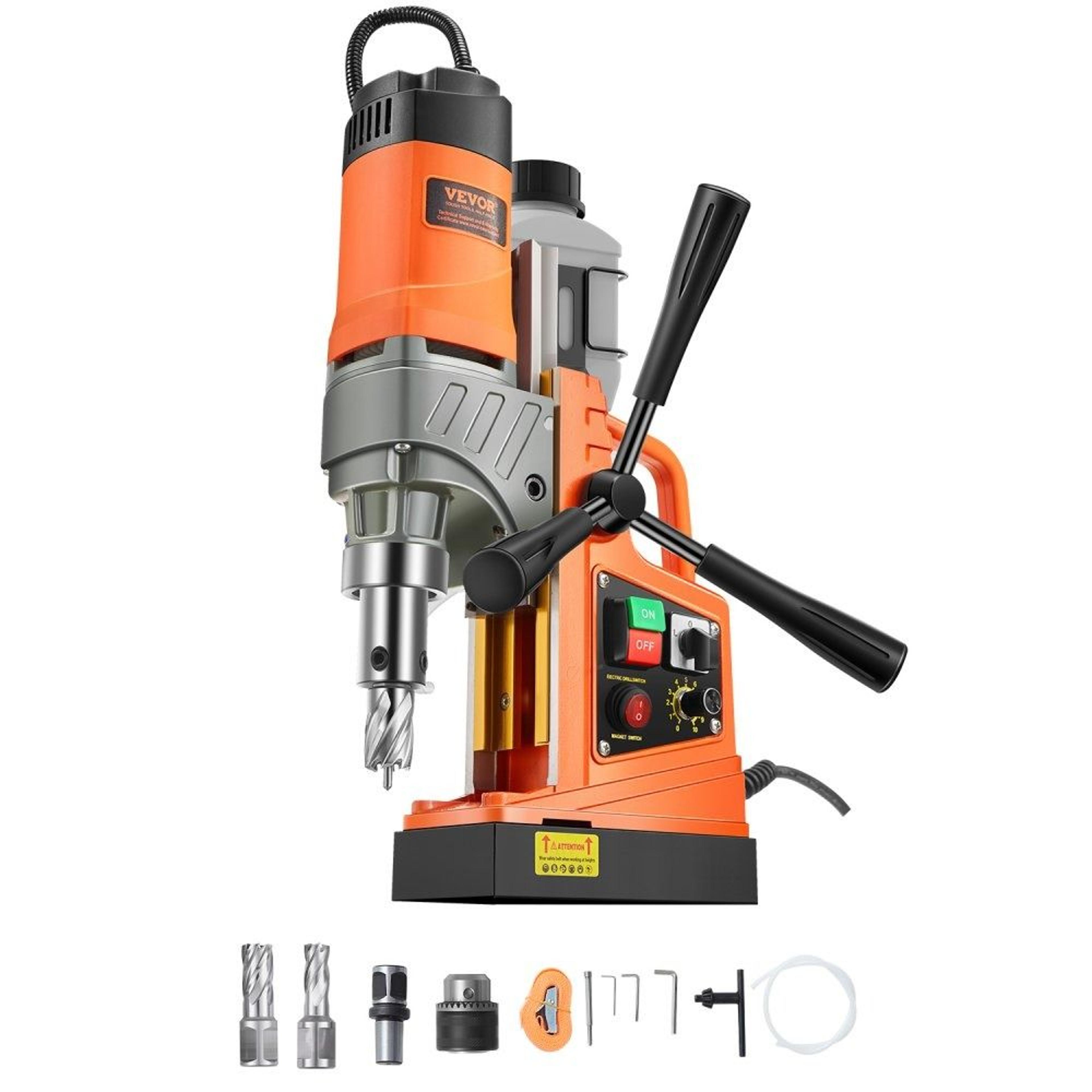 portable magnetic drill press 1450w electric mag drill with coring bits