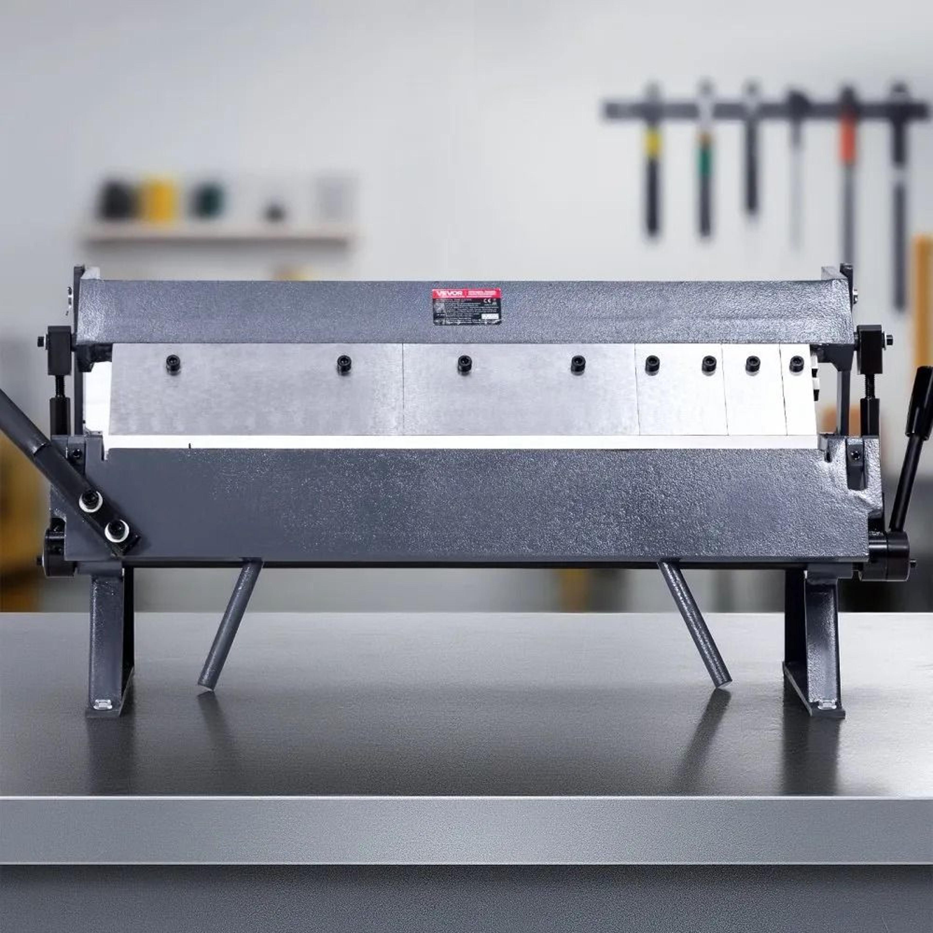 24 Inch Sheet Metal Brake Bender For Precision Metal Folding 5