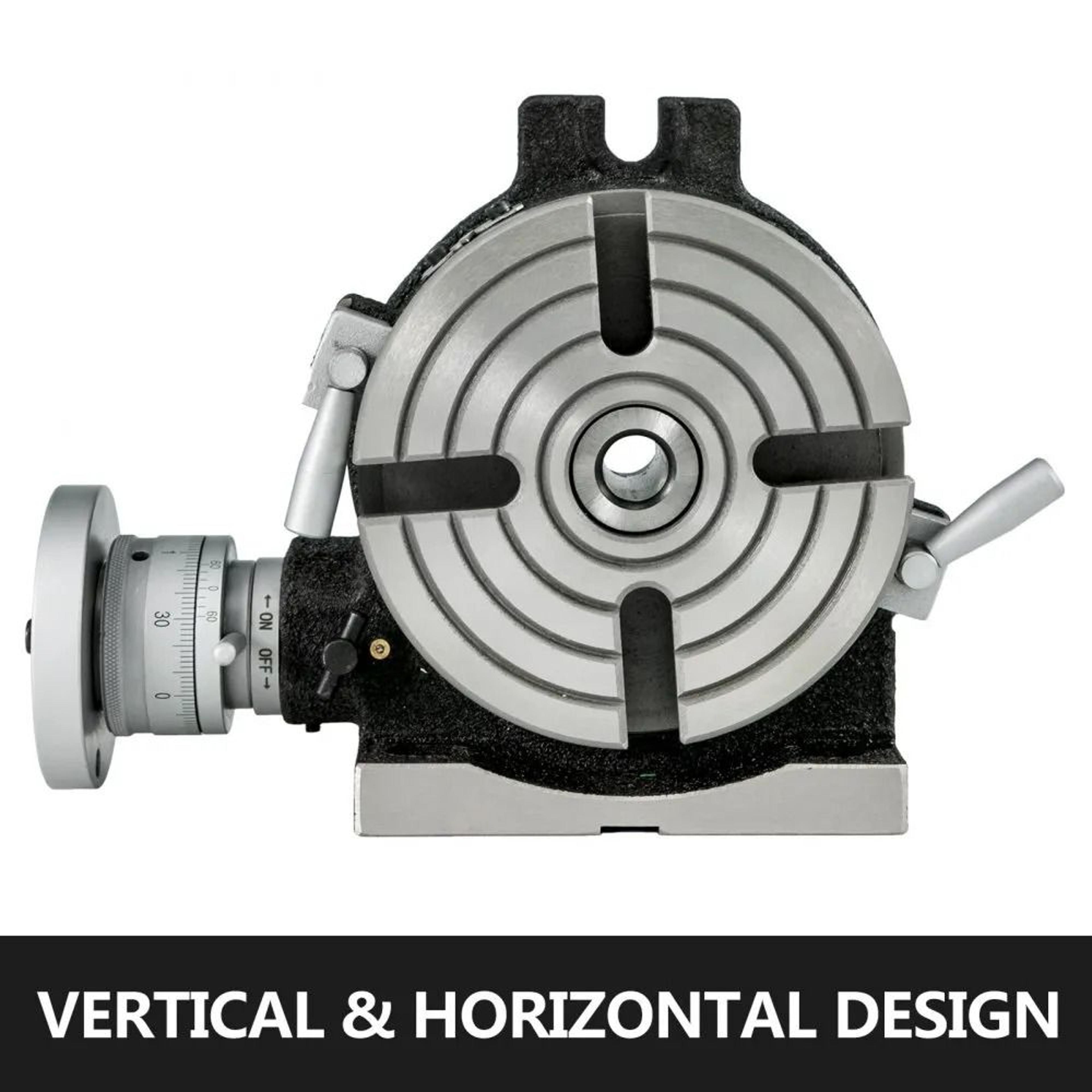 6 Inch Rotary Table For Milling Machine Horizontal Vertical Precision Dividing Table 1