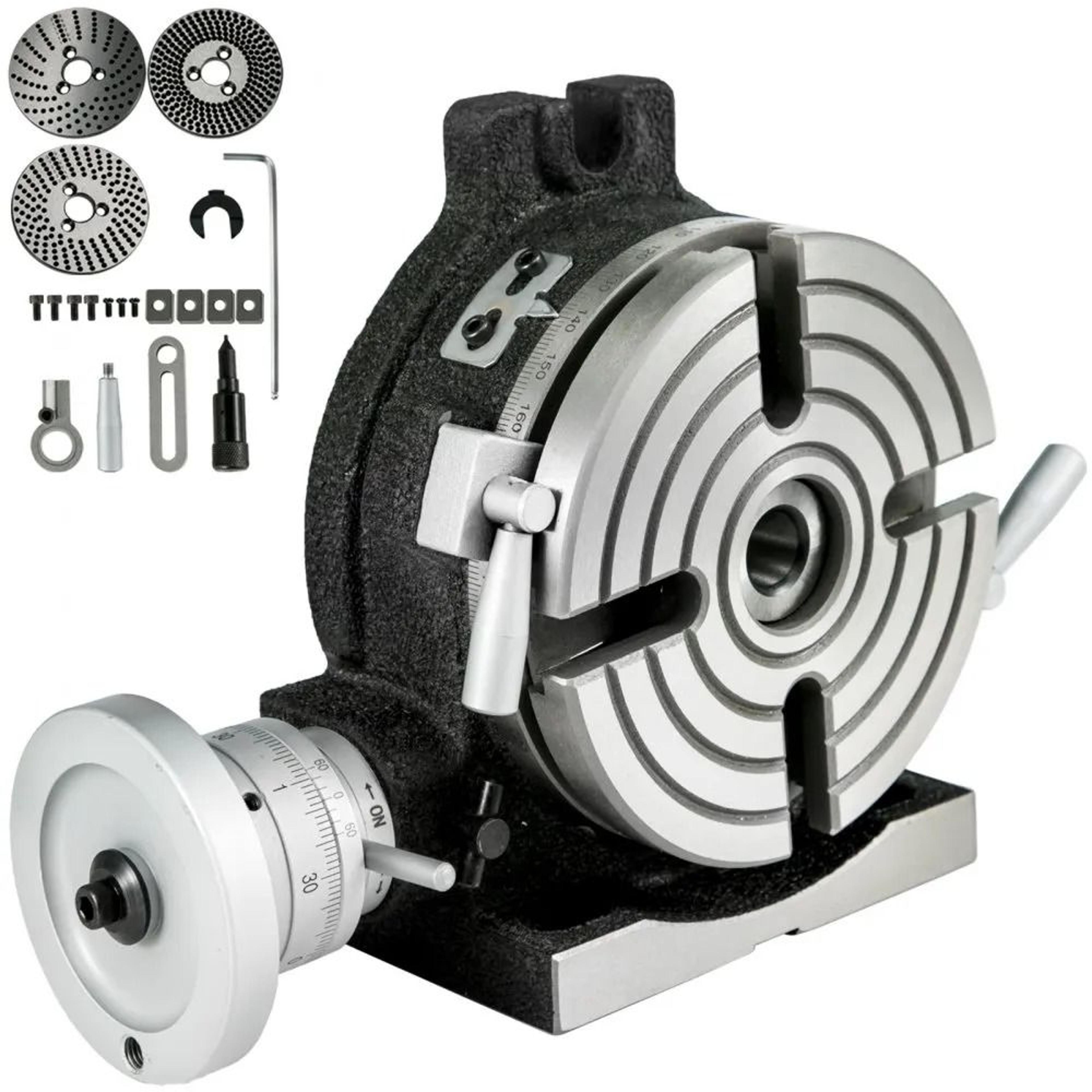 6 Inch Rotary Table For Milling Machine Horizontal Vertical Precision Dividing Table 8