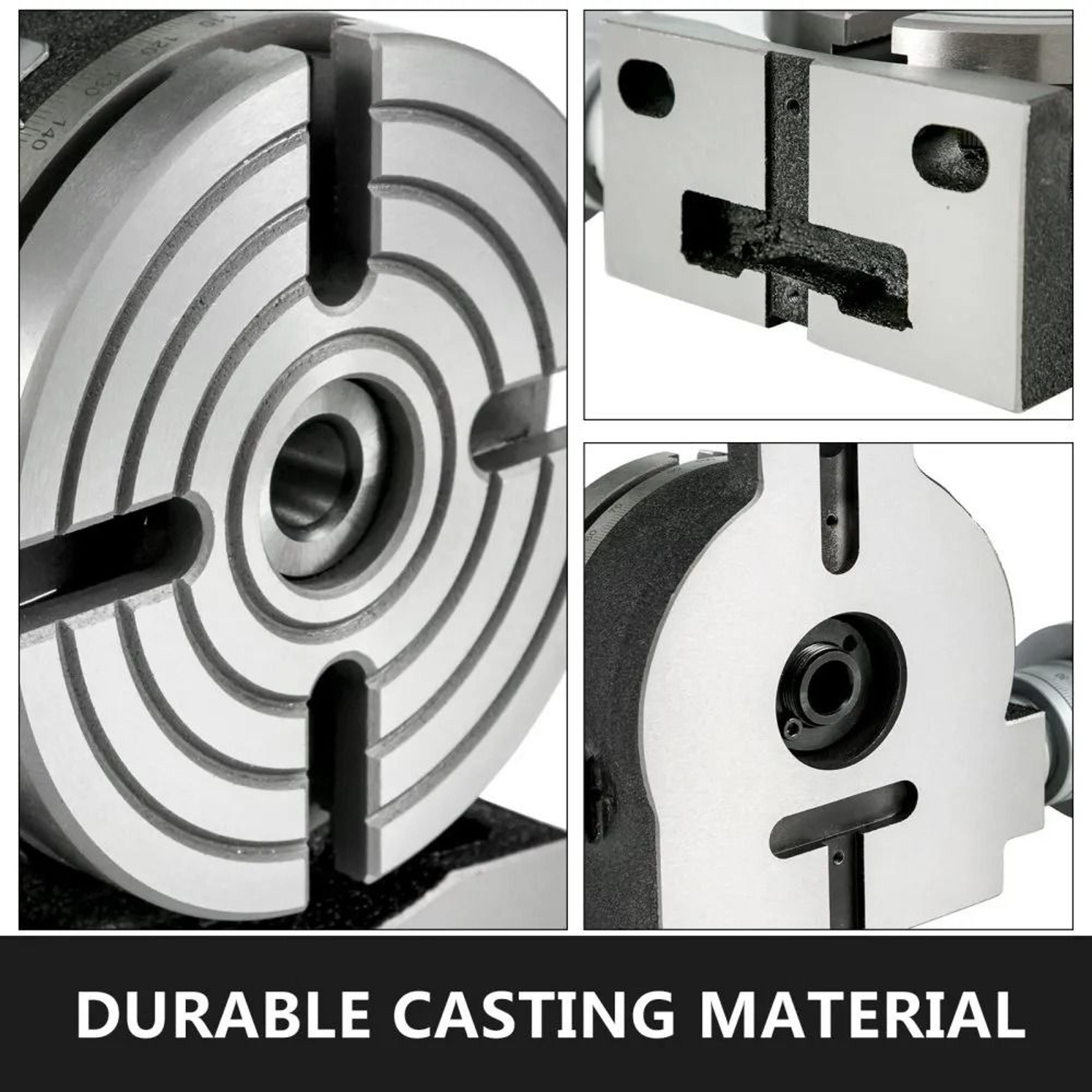 6 Inch Rotary Table For Milling Machine Horizontal Vertical Precision Dividing Table 7