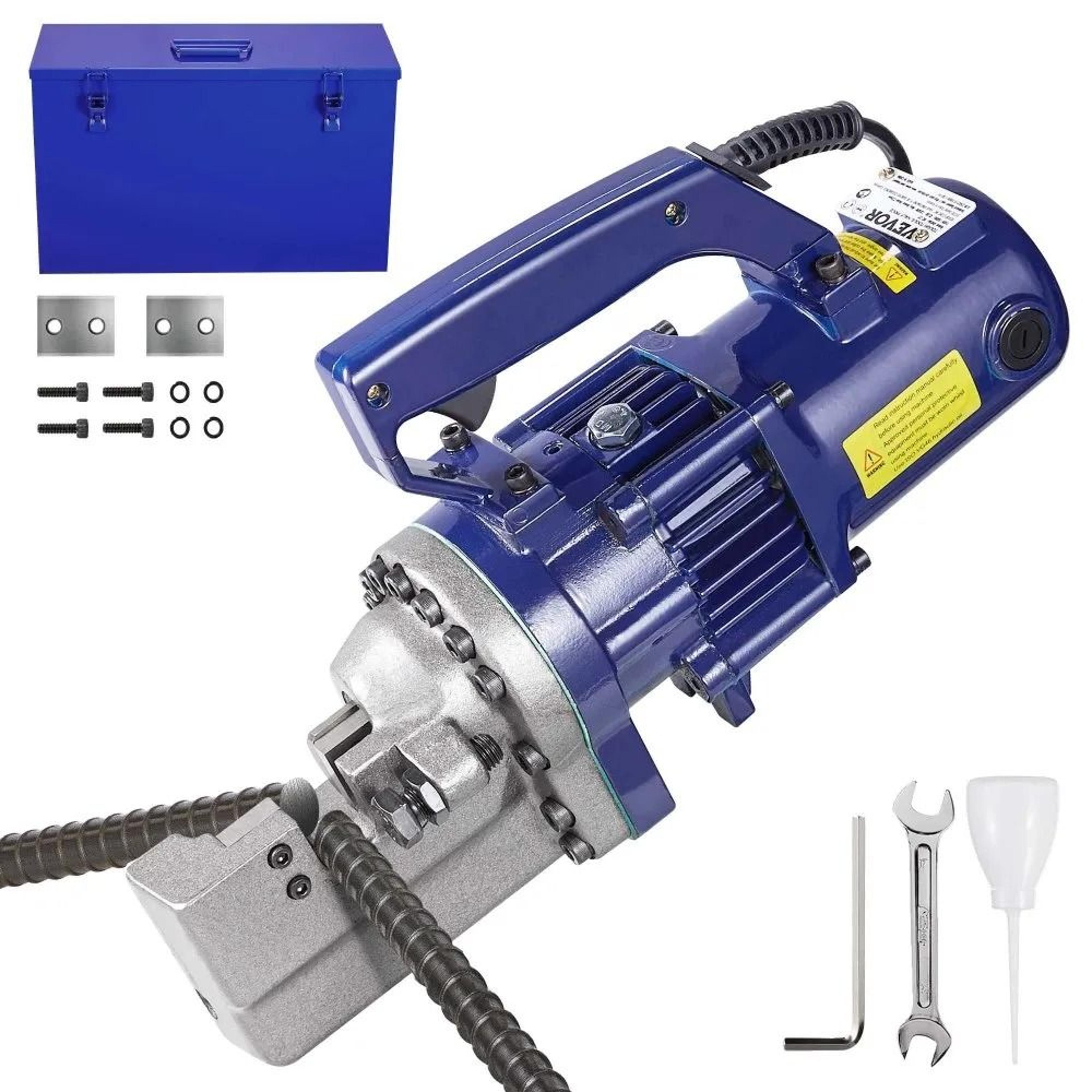 1350w electric hydraulic rebar cutter portable 7/8 inch heavy duty rebar cutting tool