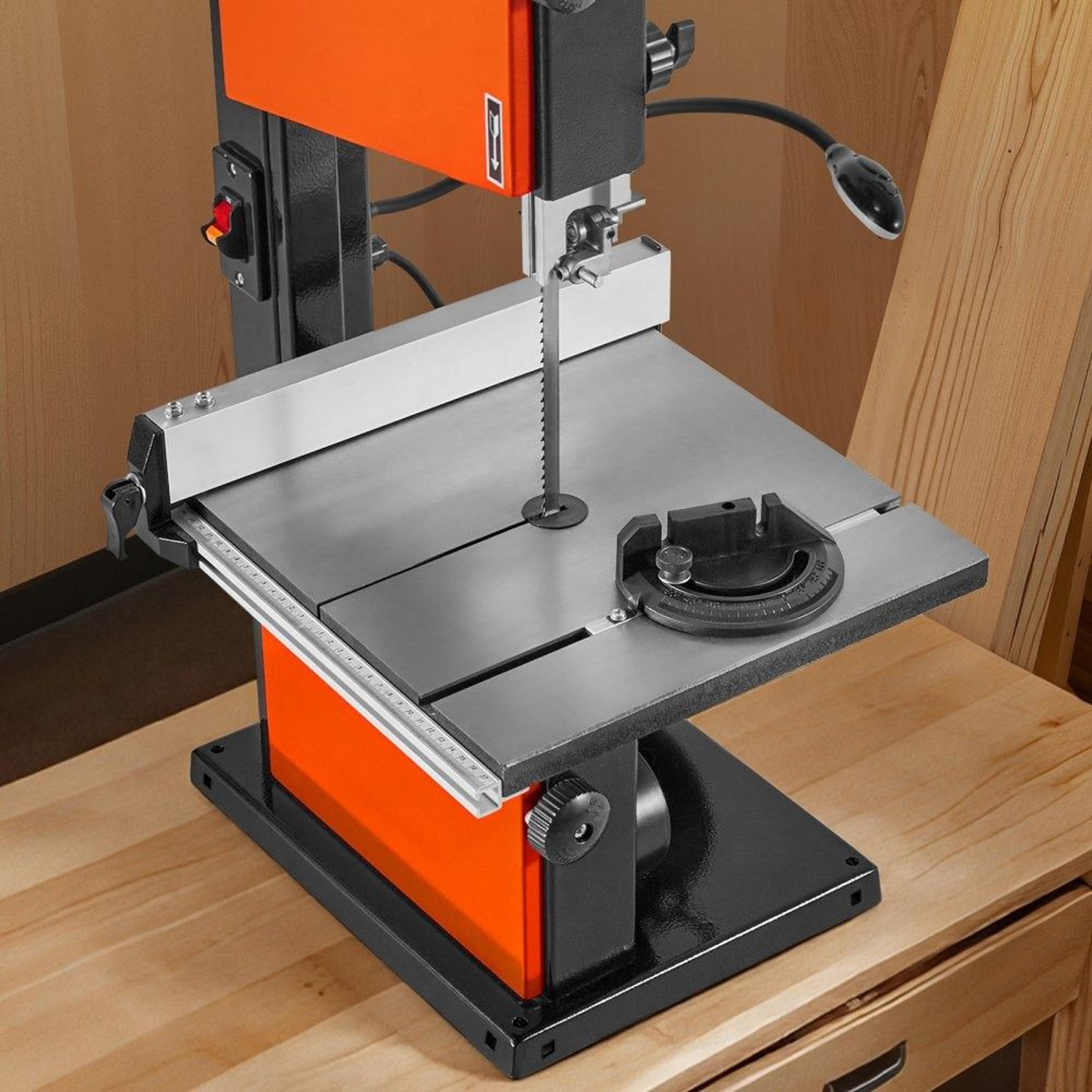 10 Inch Benchtop Band Saw With Two Speed Motor For Woodworking Projects 6