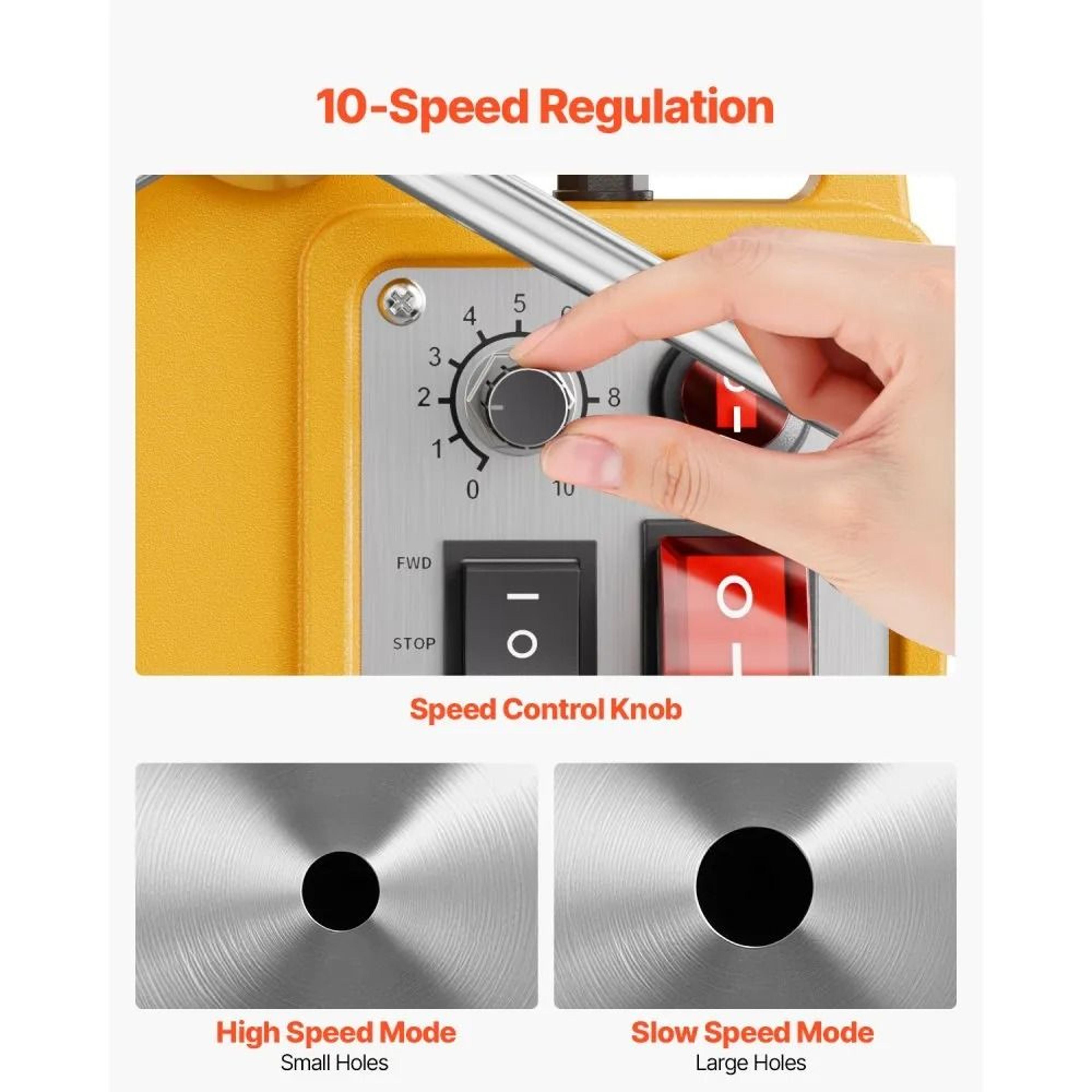 Heavy Duty Magnetic Drill Press 1450W Electric Mag Drill With 2 Inch Coring Capacity 3