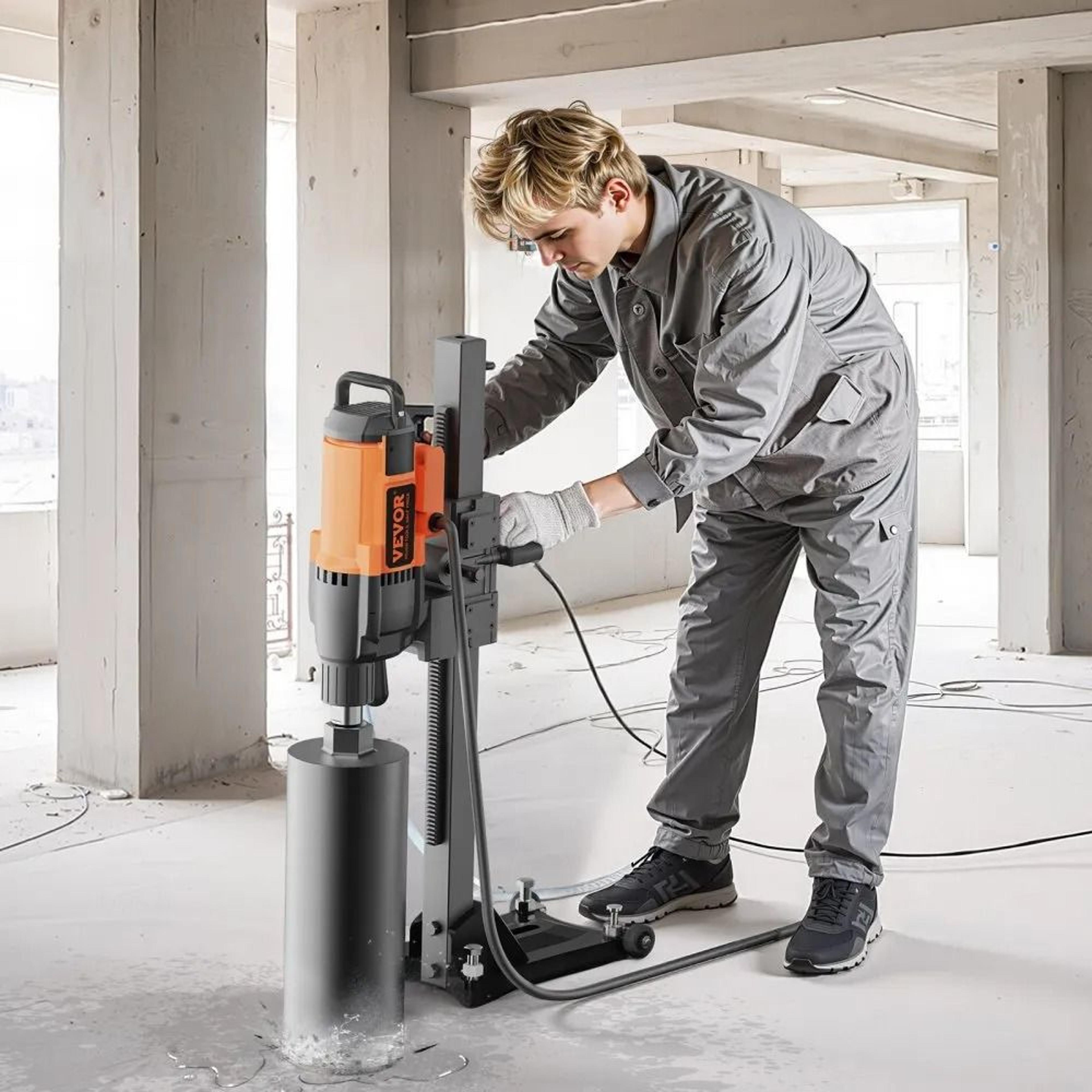 Diamond Core Drill Machine 10 Inch Wet Concrete Core Drill Rig 5