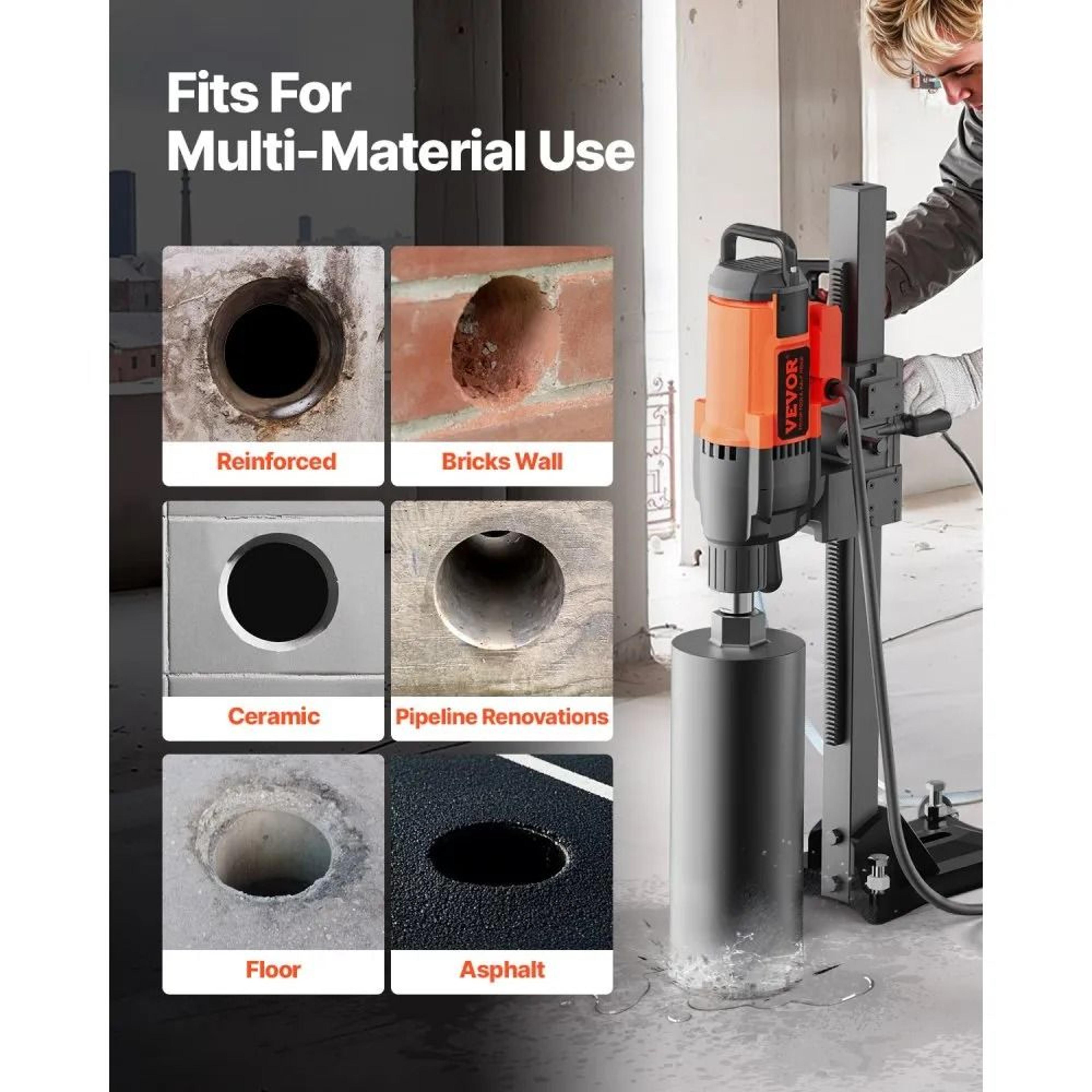 Diamond Core Drill Machine 10 Inch Wet Concrete Core Drill Rig 3