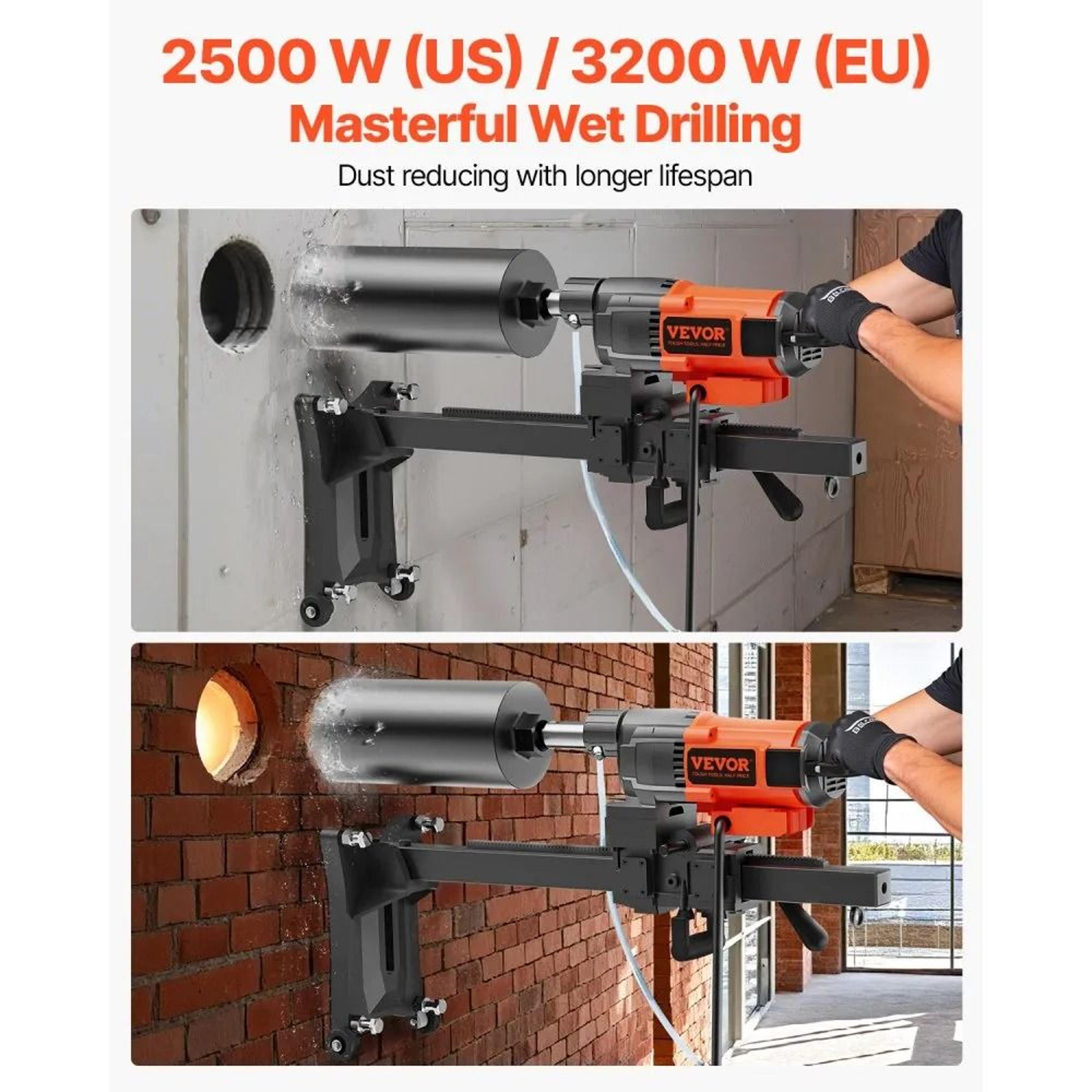 Diamond Core Drill Machine 10 Inch Wet Concrete Core Drill Rig 4
