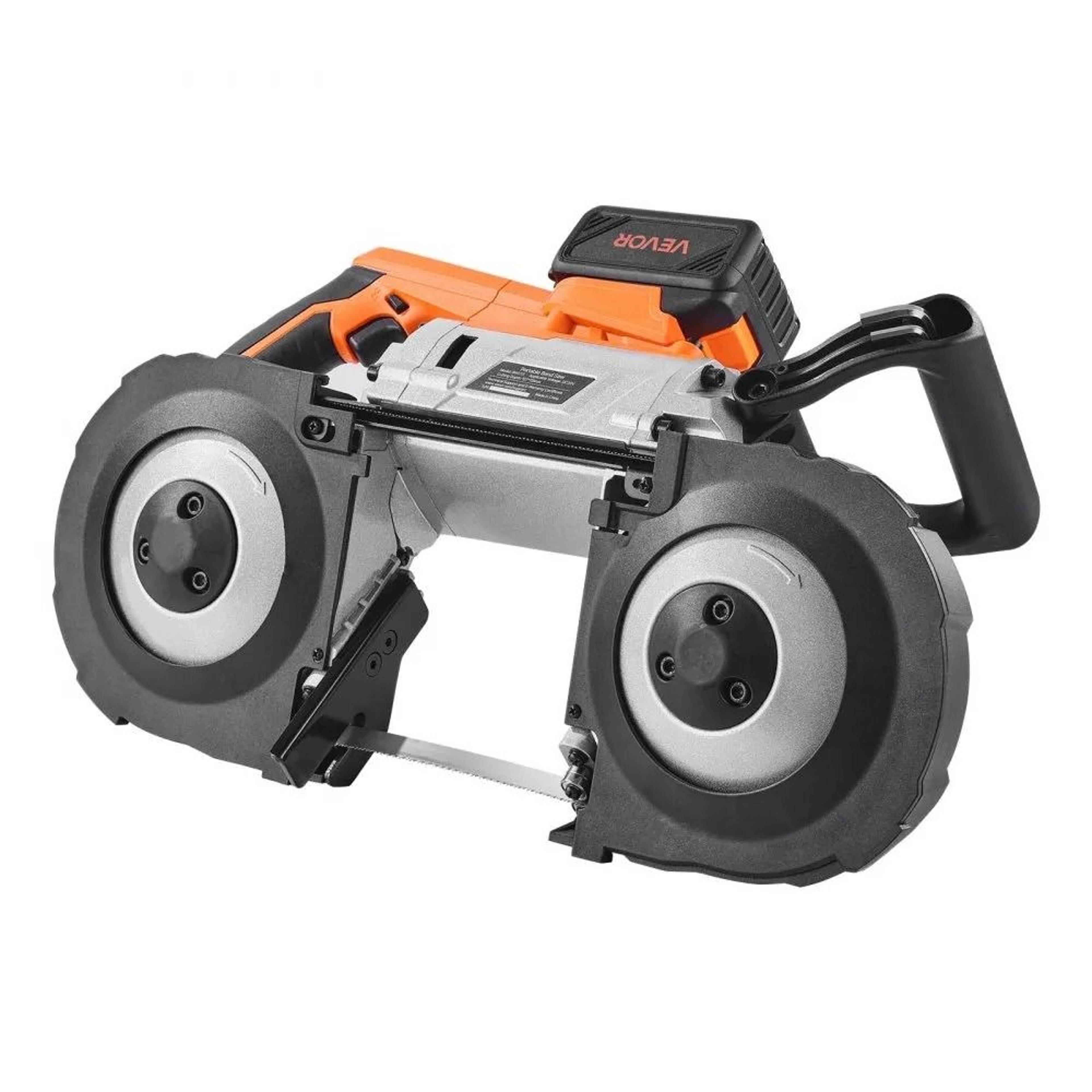 20V Cordless Portable Band Saw Kit 5 Inch Deep Cut Brushless Metal Cutting Tool 7