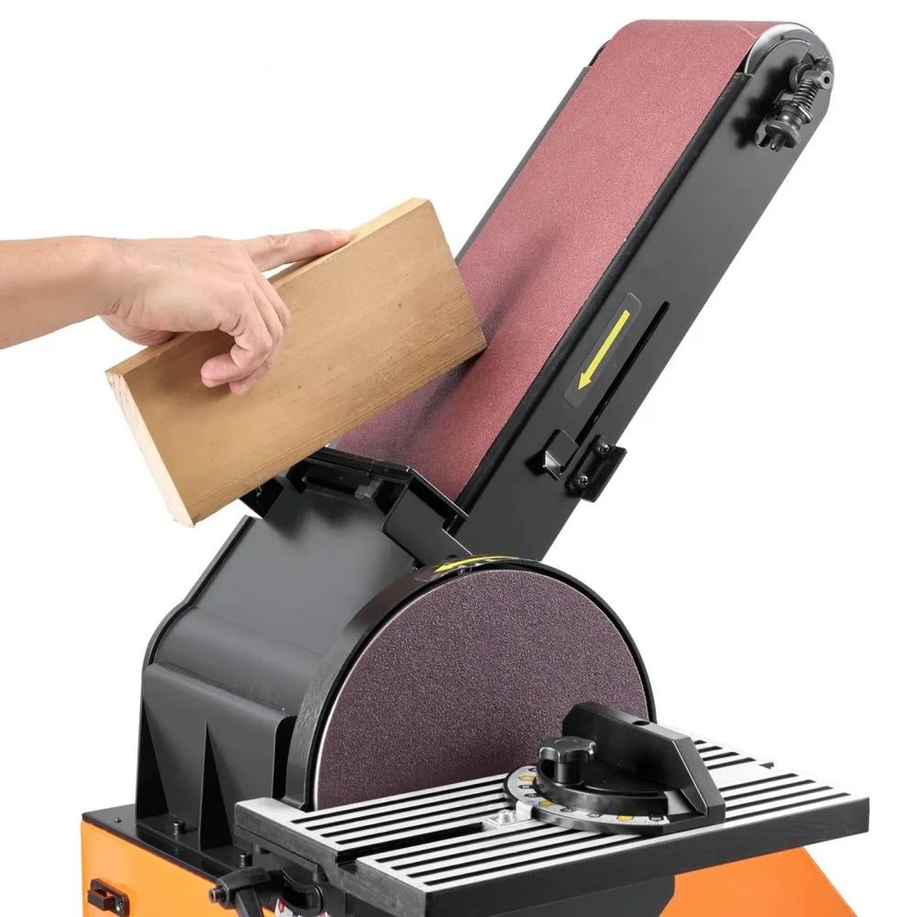 6 X 48 Belt Sander With 9 Inch Disc Combo For Woodworking And Metal Sanding 8