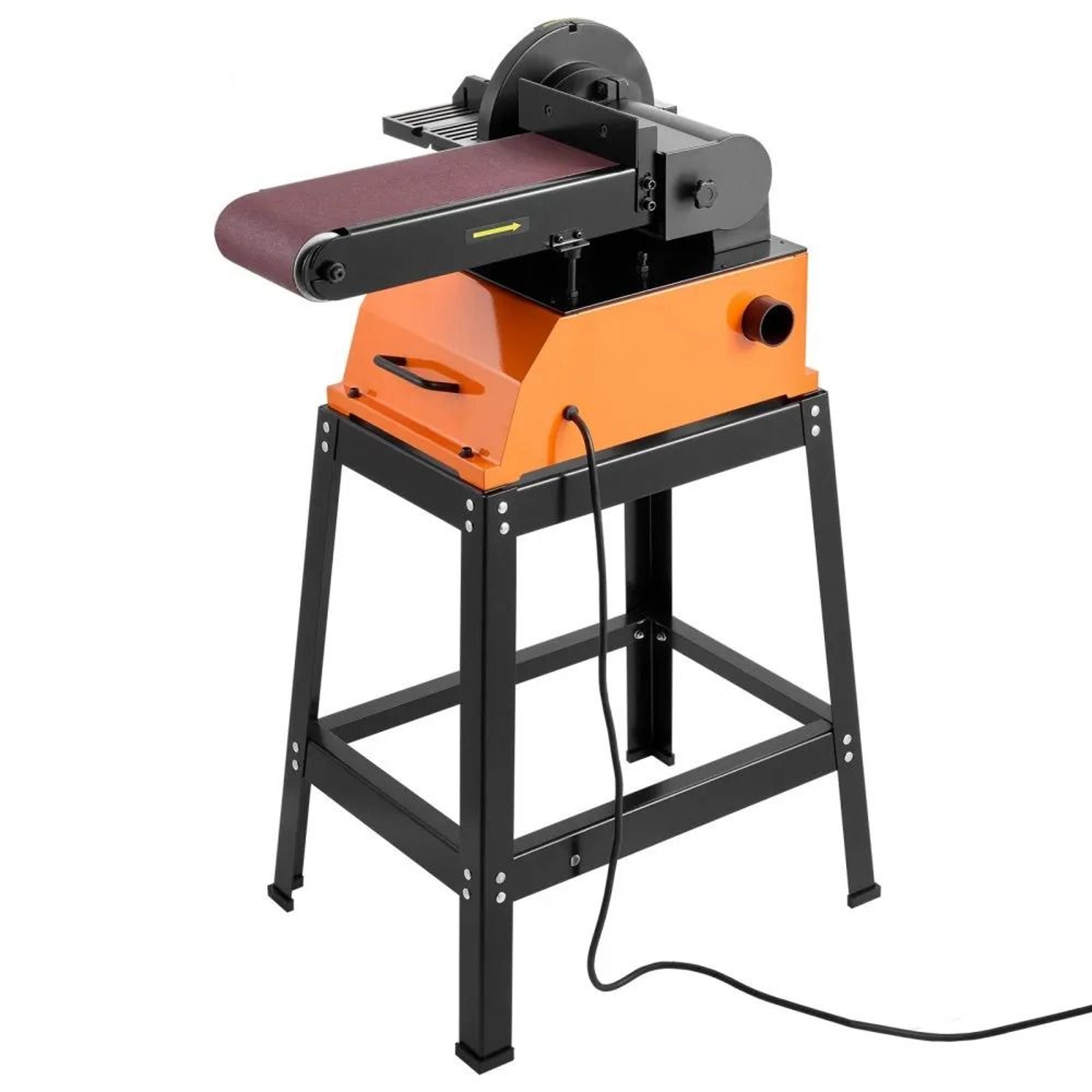 6 x 48 belt sander with 9 inch disc combo for woodworking and metal sanding