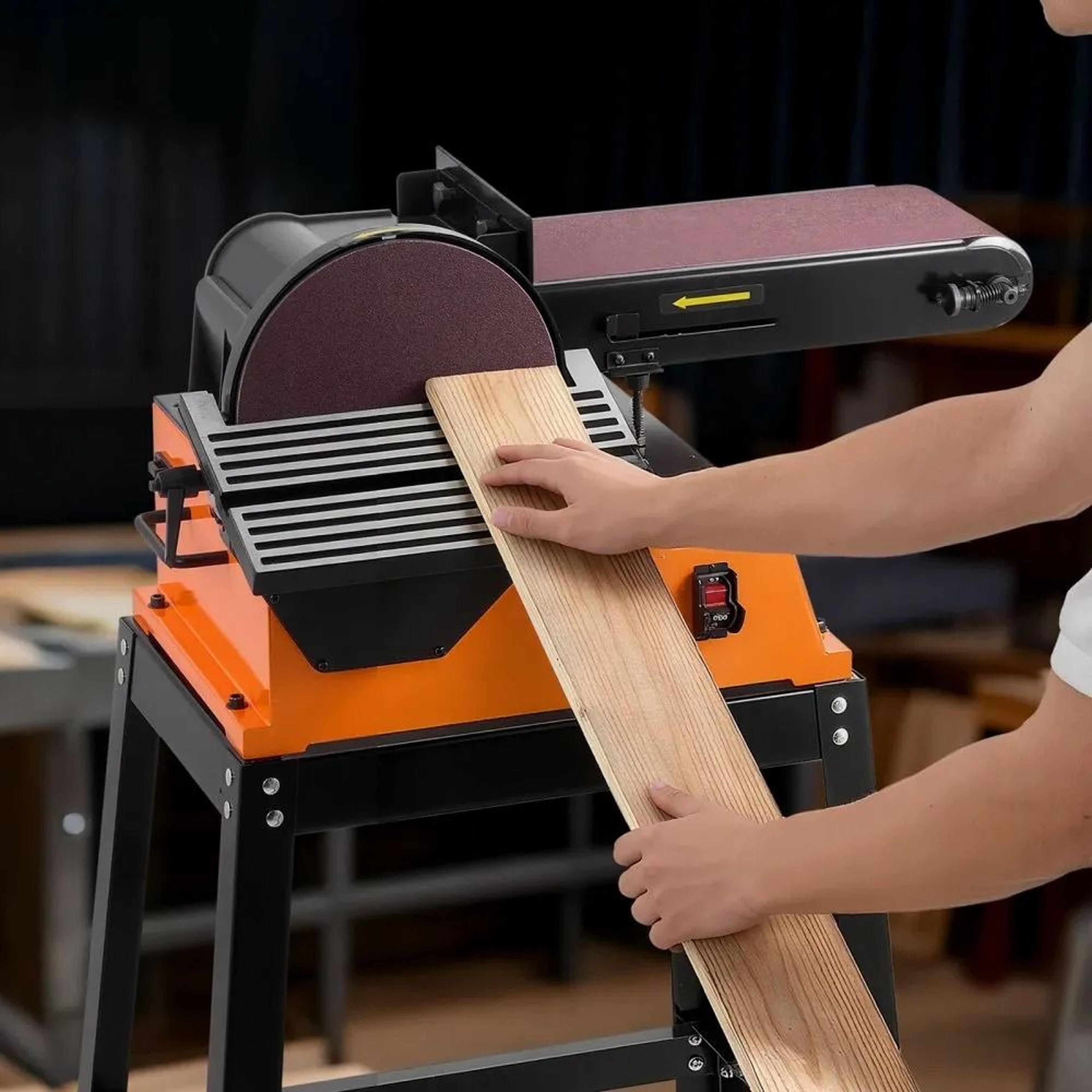 6 X 48 Belt Sander With 9 Inch Disc Combo For Woodworking And Metal Sanding 5