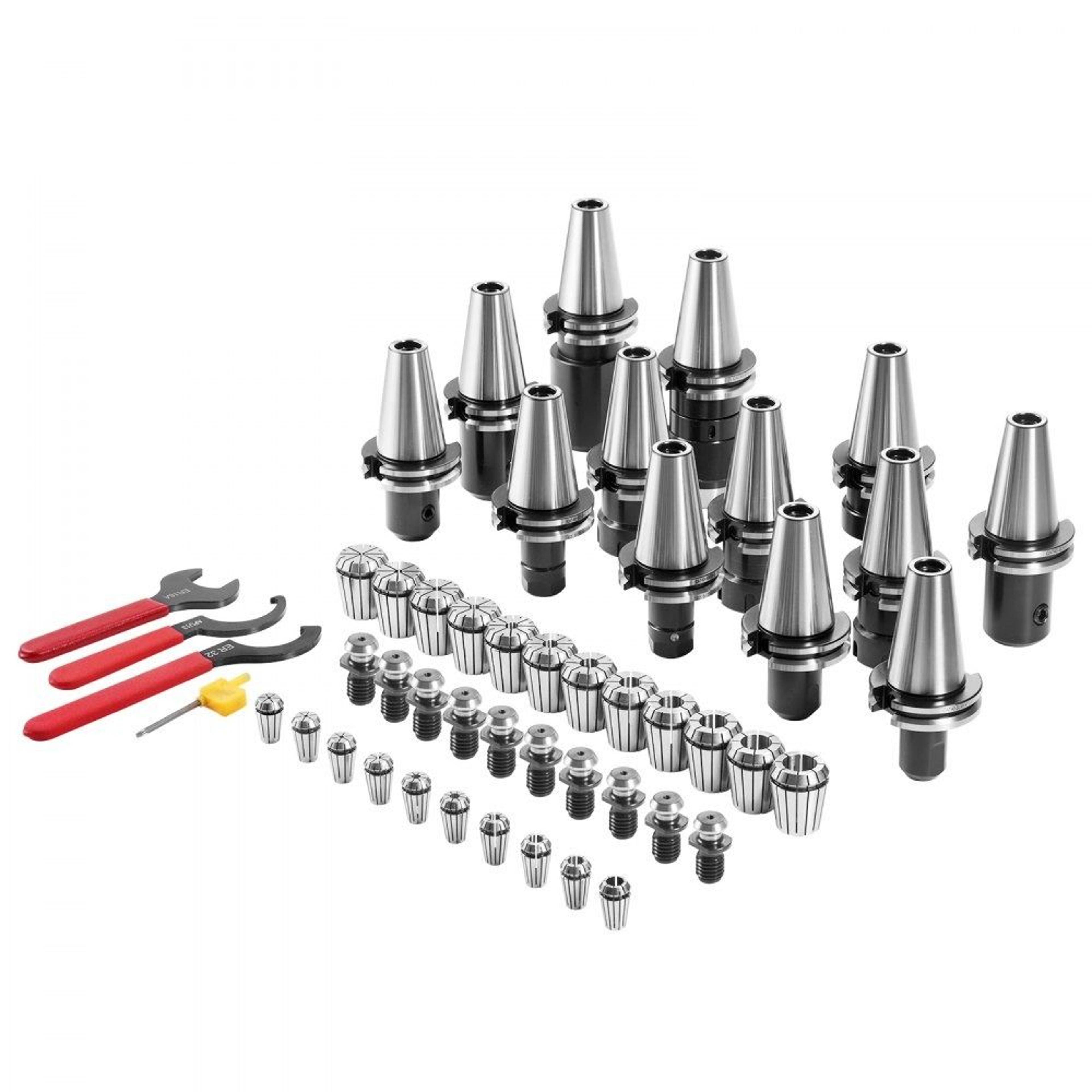 cat40 collet holder er16 er32 set with precision tool holders for cnc milling
