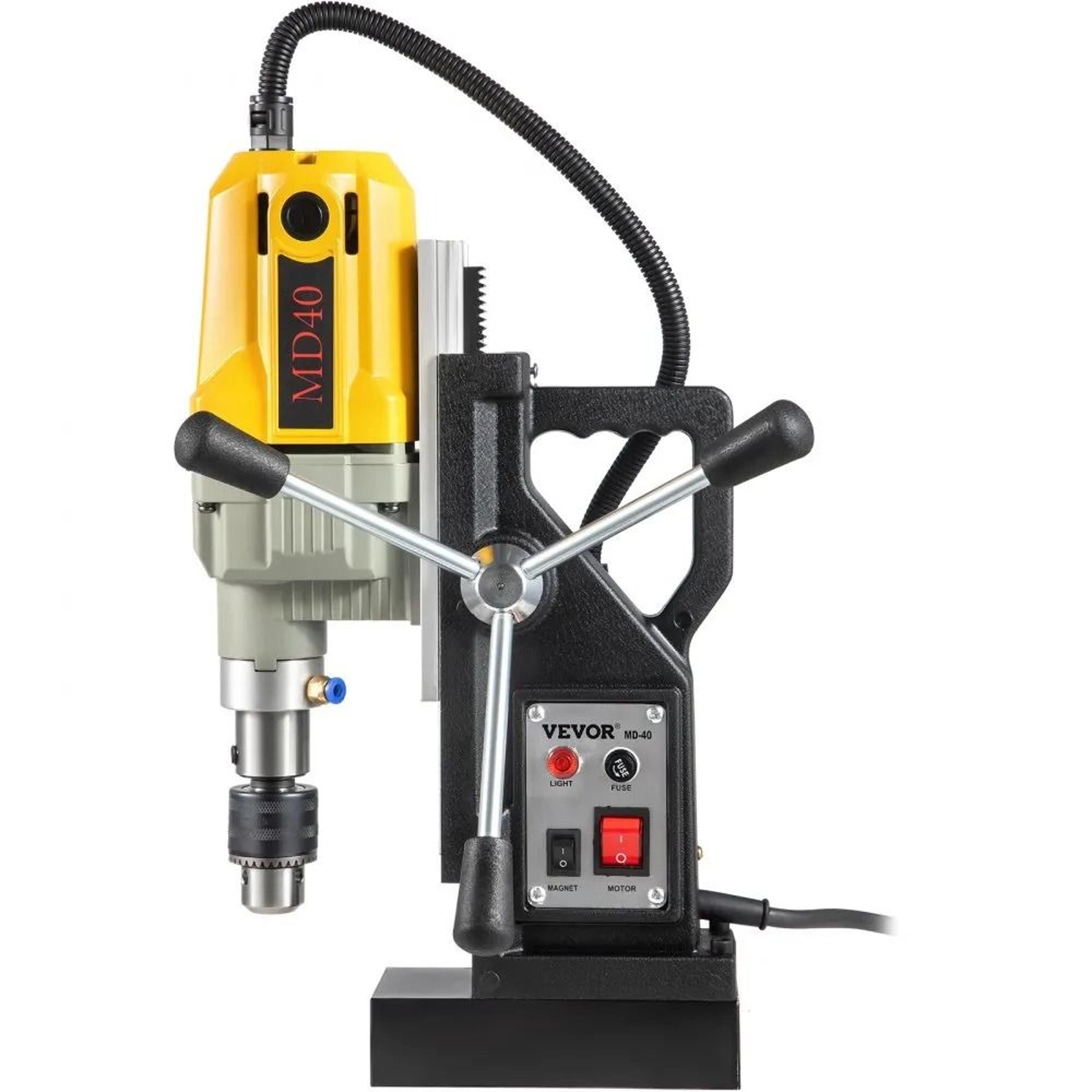 Magnetic Drill Press 1100W Portable Mag Drill With 7 Bits 7