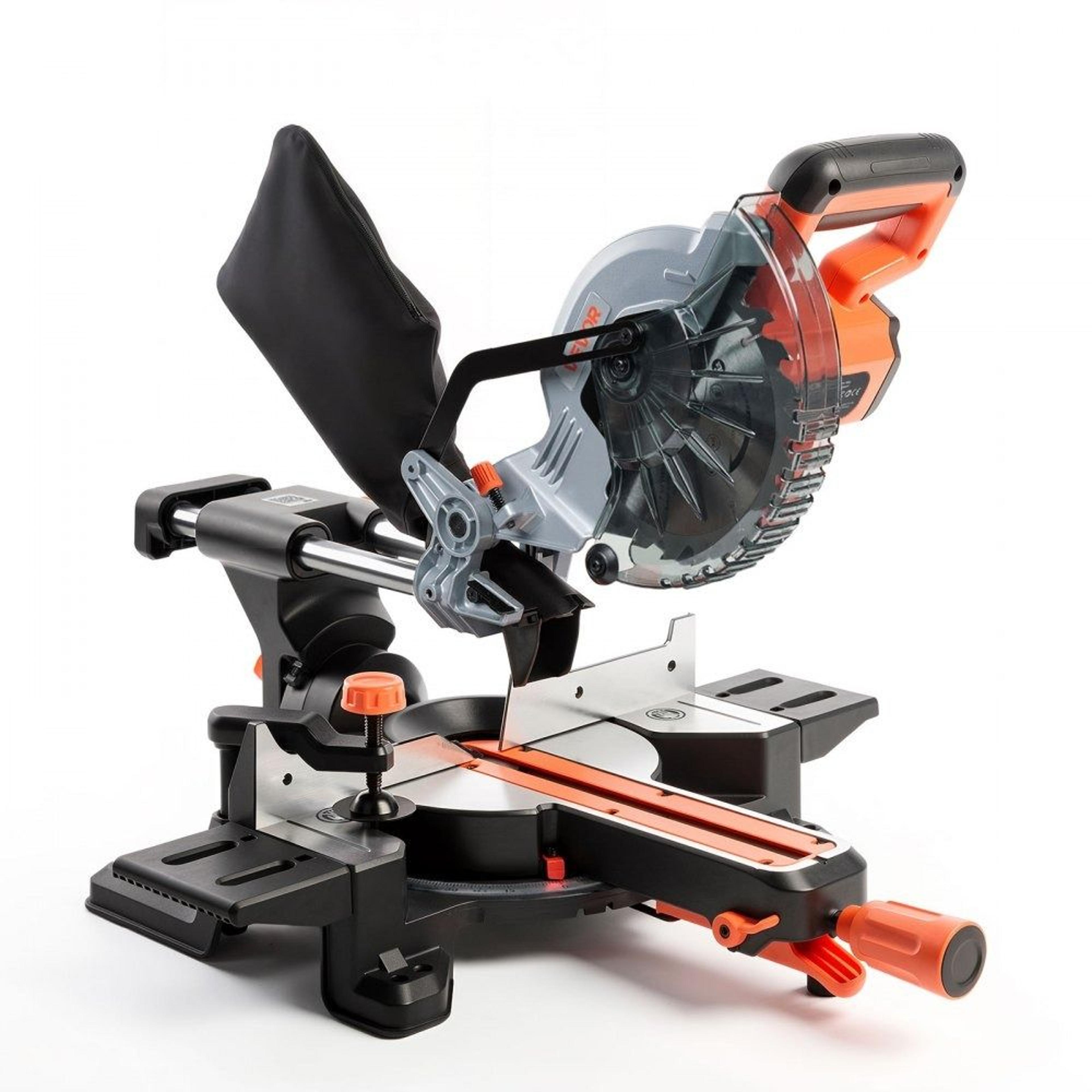 cordless sliding compound miter saw 7 1/4 inch blade with led precision cutting