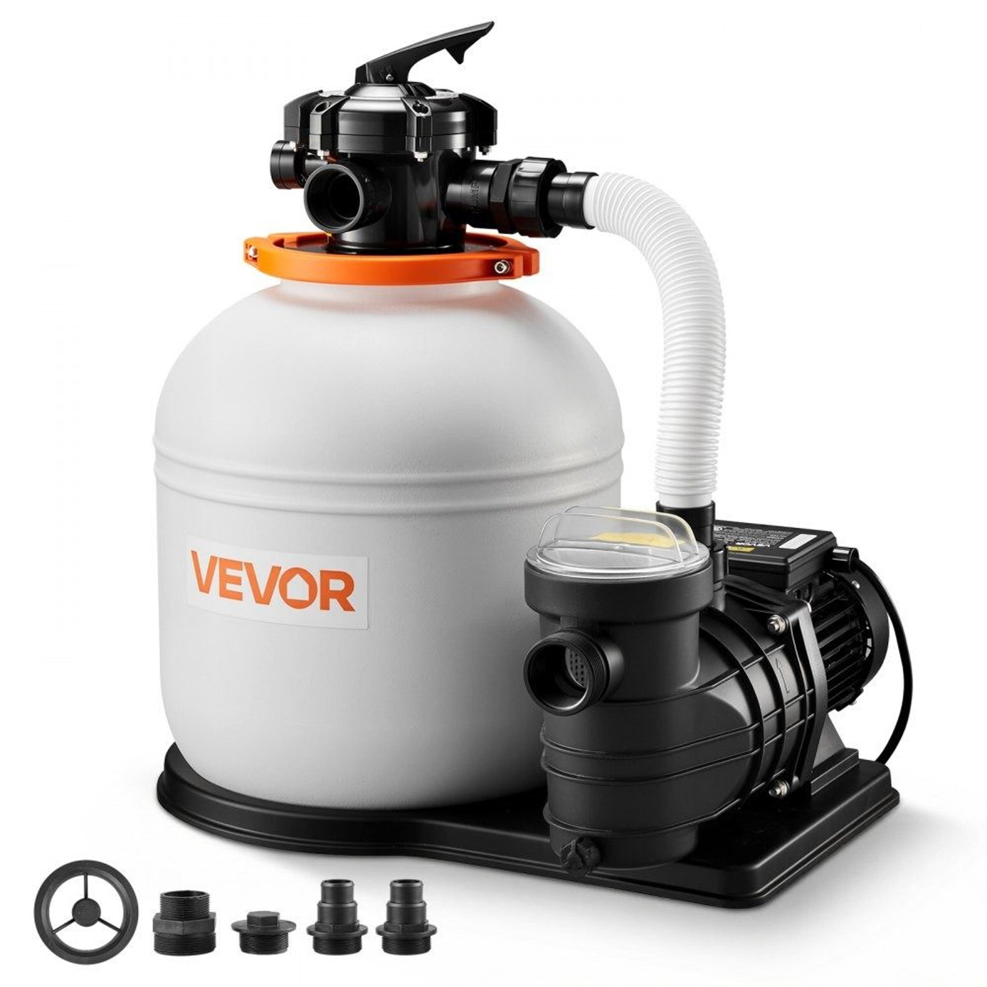 16 inch sand filter pump 4400 gph above ground pool filtration system