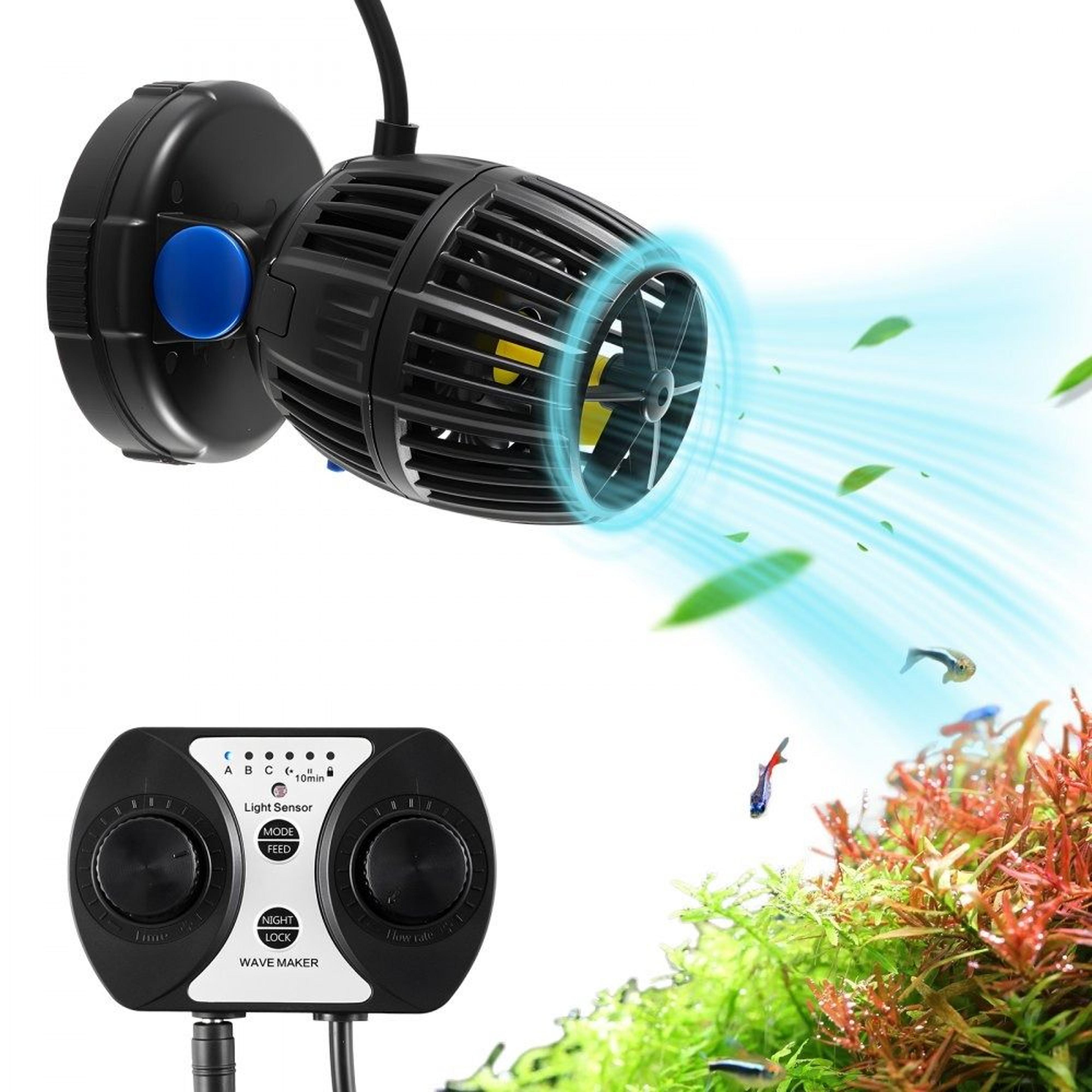 aquarium wave maker 1057 gph adjustable fish tank circulation pump with controller