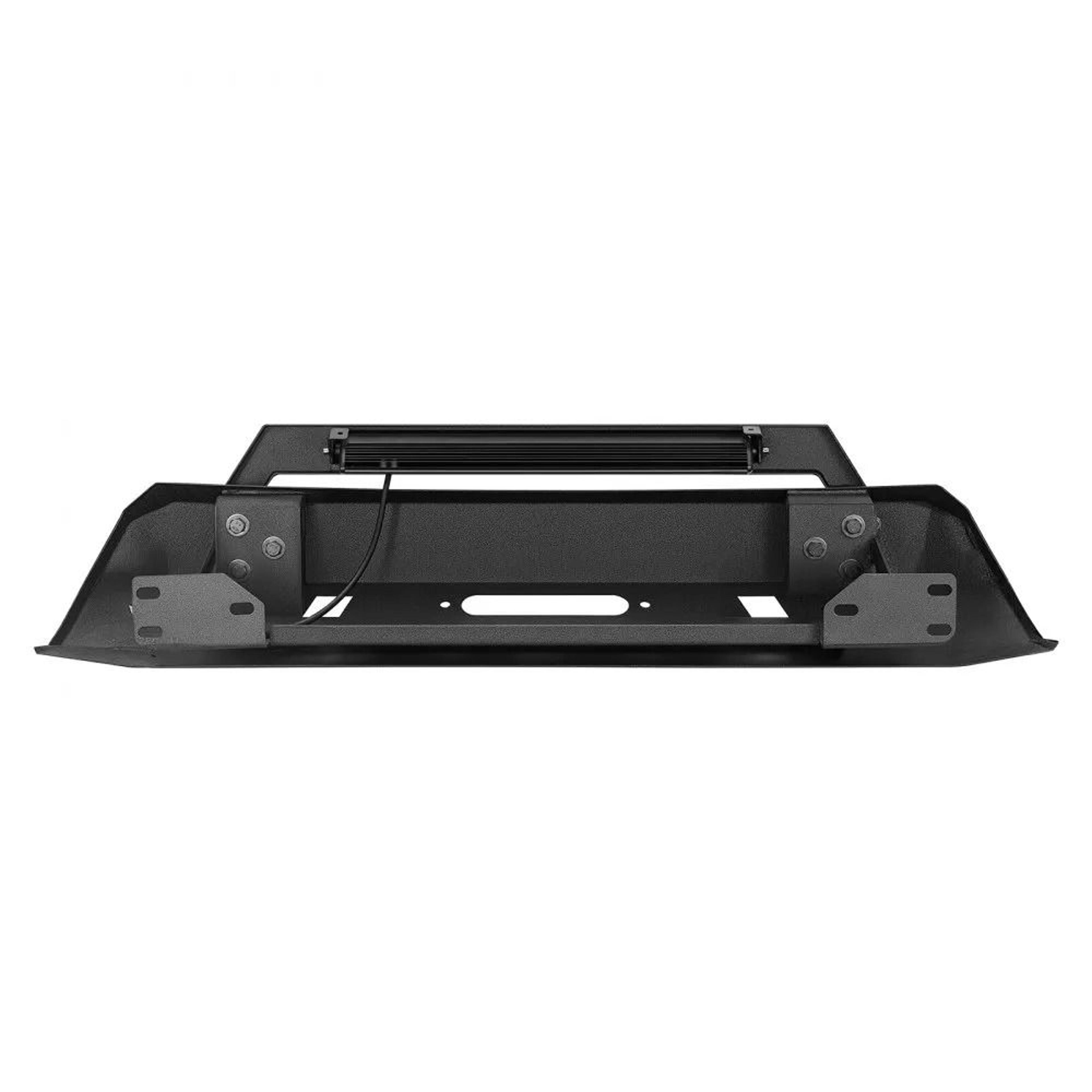 Heavy Duty Front Bumper For Toyota Tacoma 20162023 With LED Light Bar And Winch Mount 8