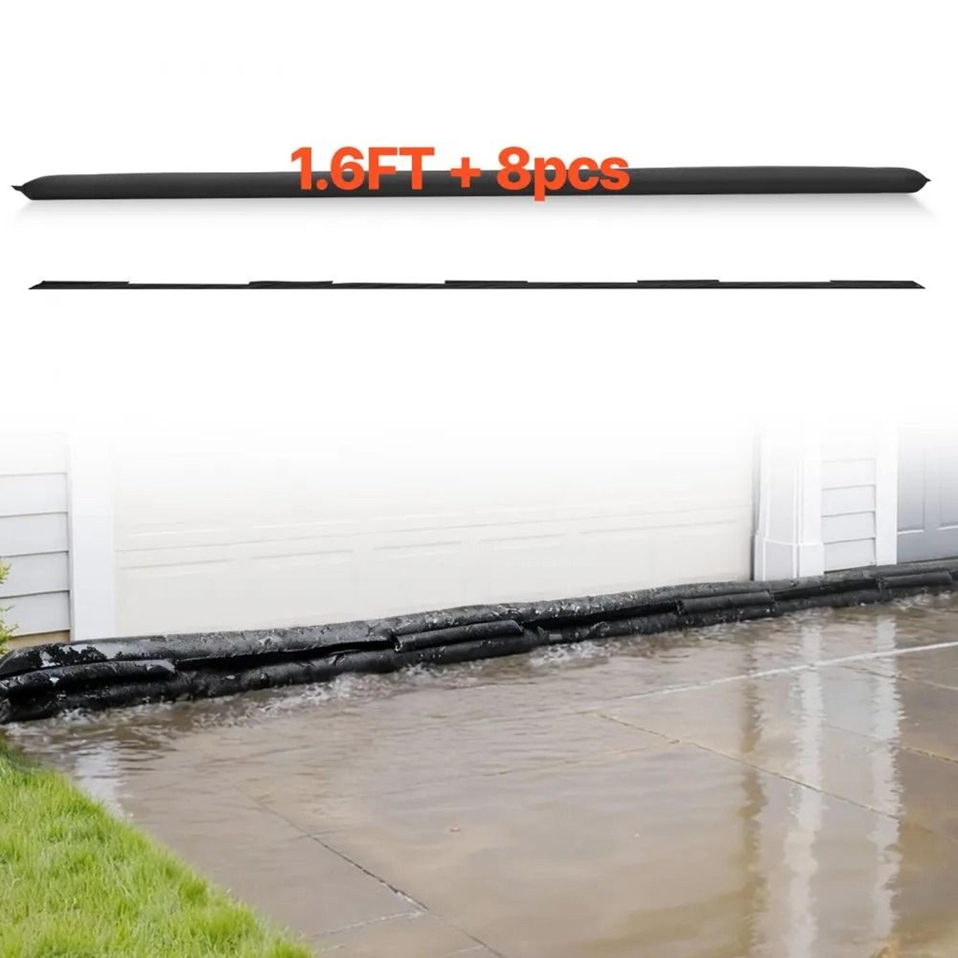 water activated flood barrier bags reusable sandless sandbags for home flood protection