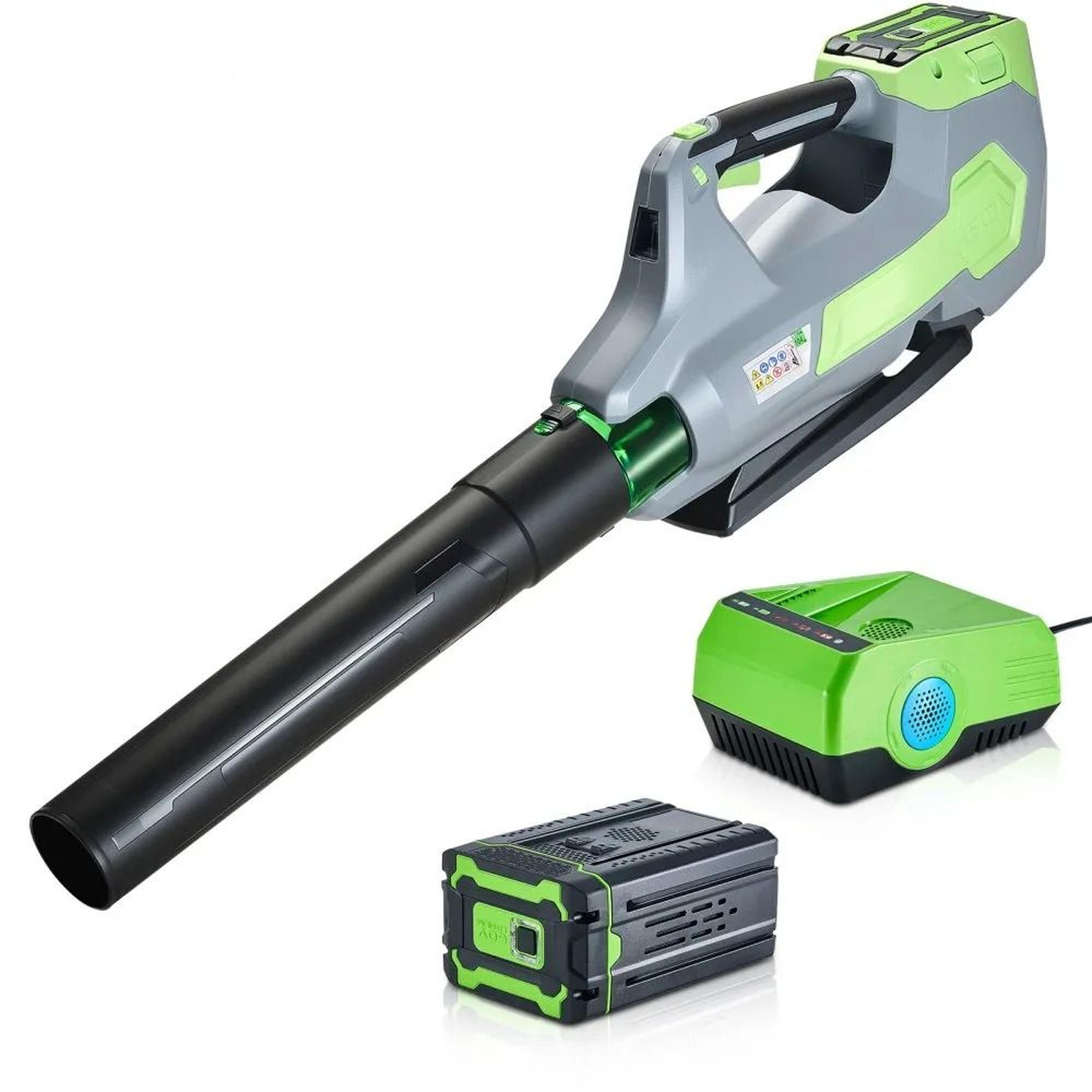 cordless leaf blower 60v 650 cfm powerful electric blower with battery