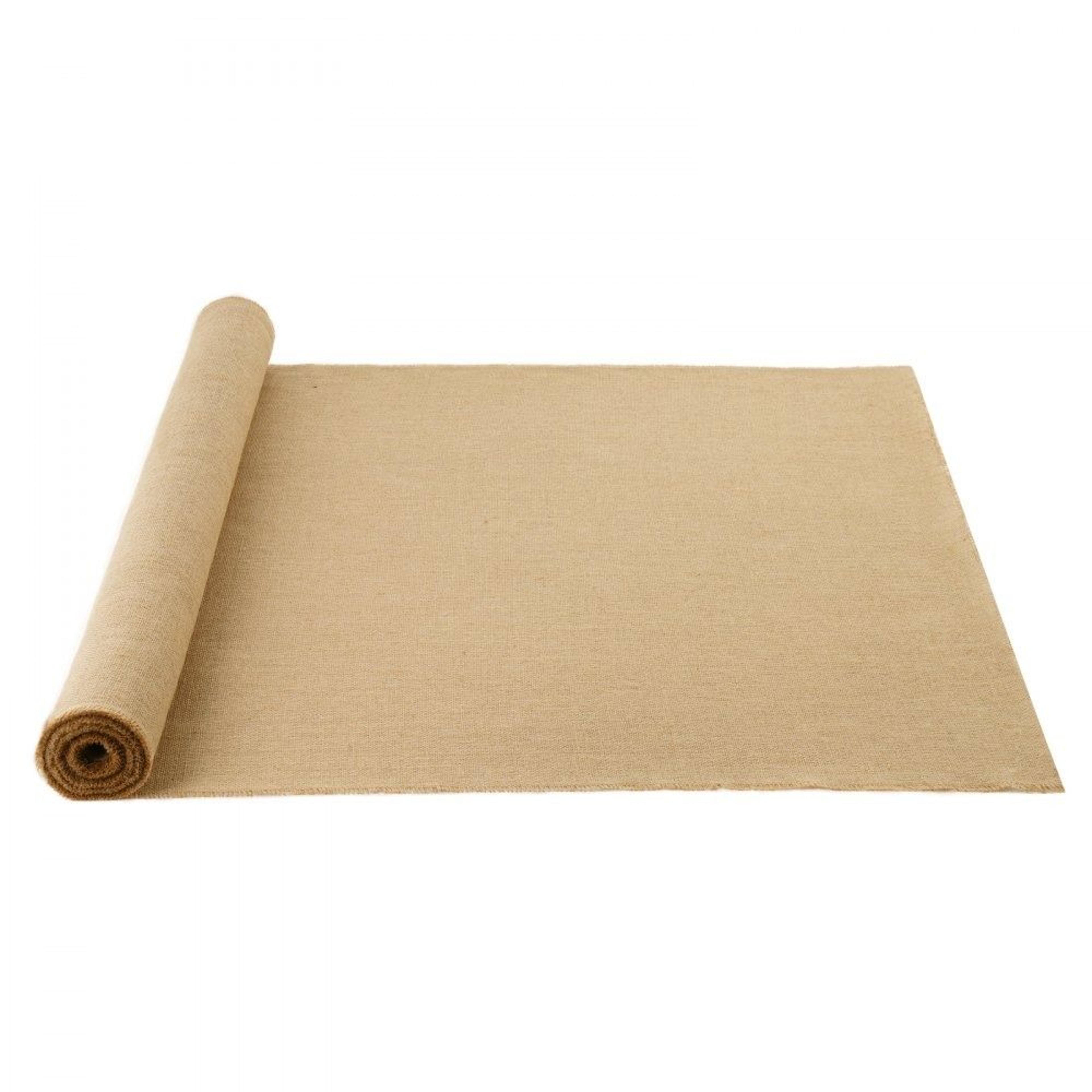 natural burlap fabric roll 40 inch x 30 ft for crafts gardening and tree wrap