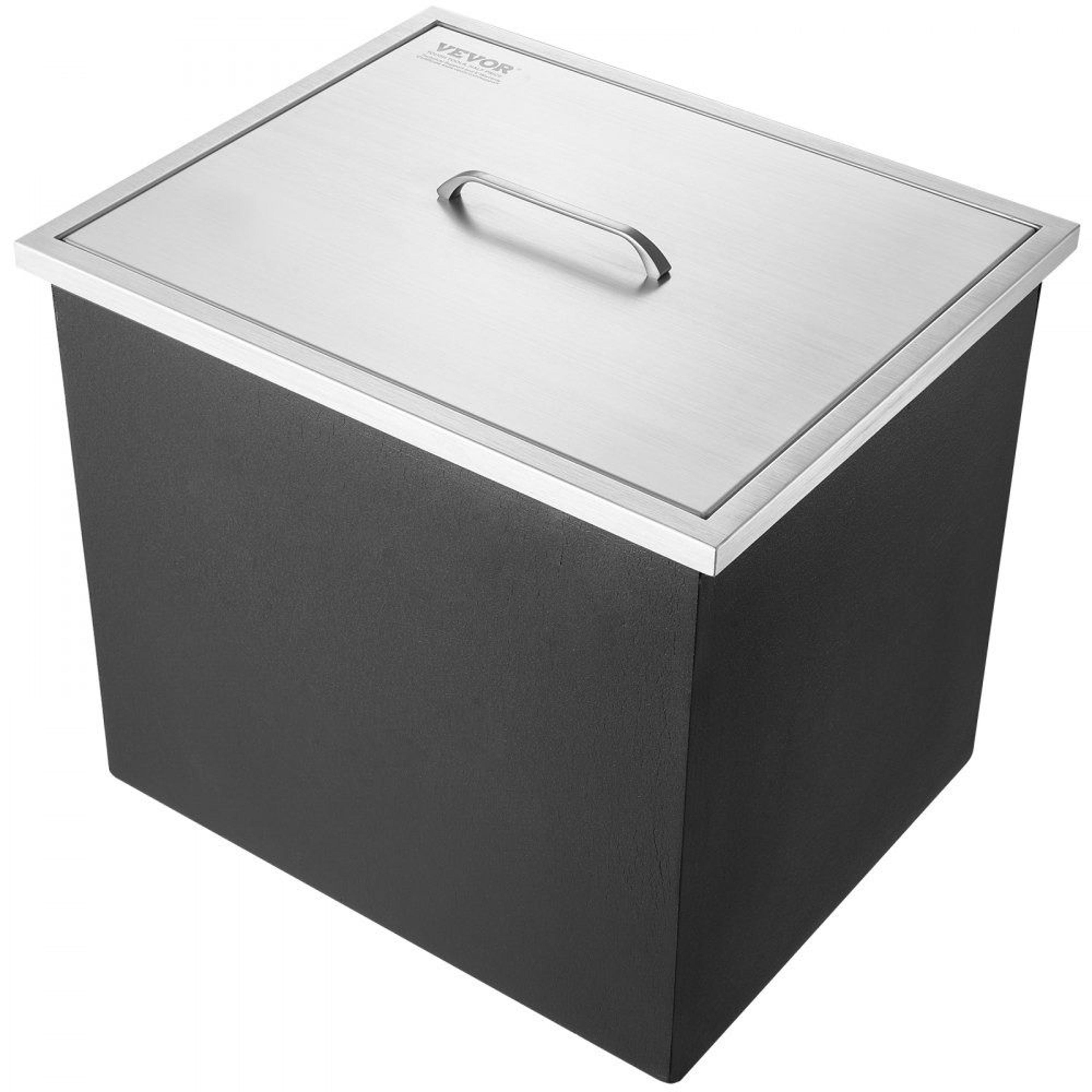 824 Qt Drop In Ice Chest Stainless Steel Outdoor Kitchen Ice Bin 10