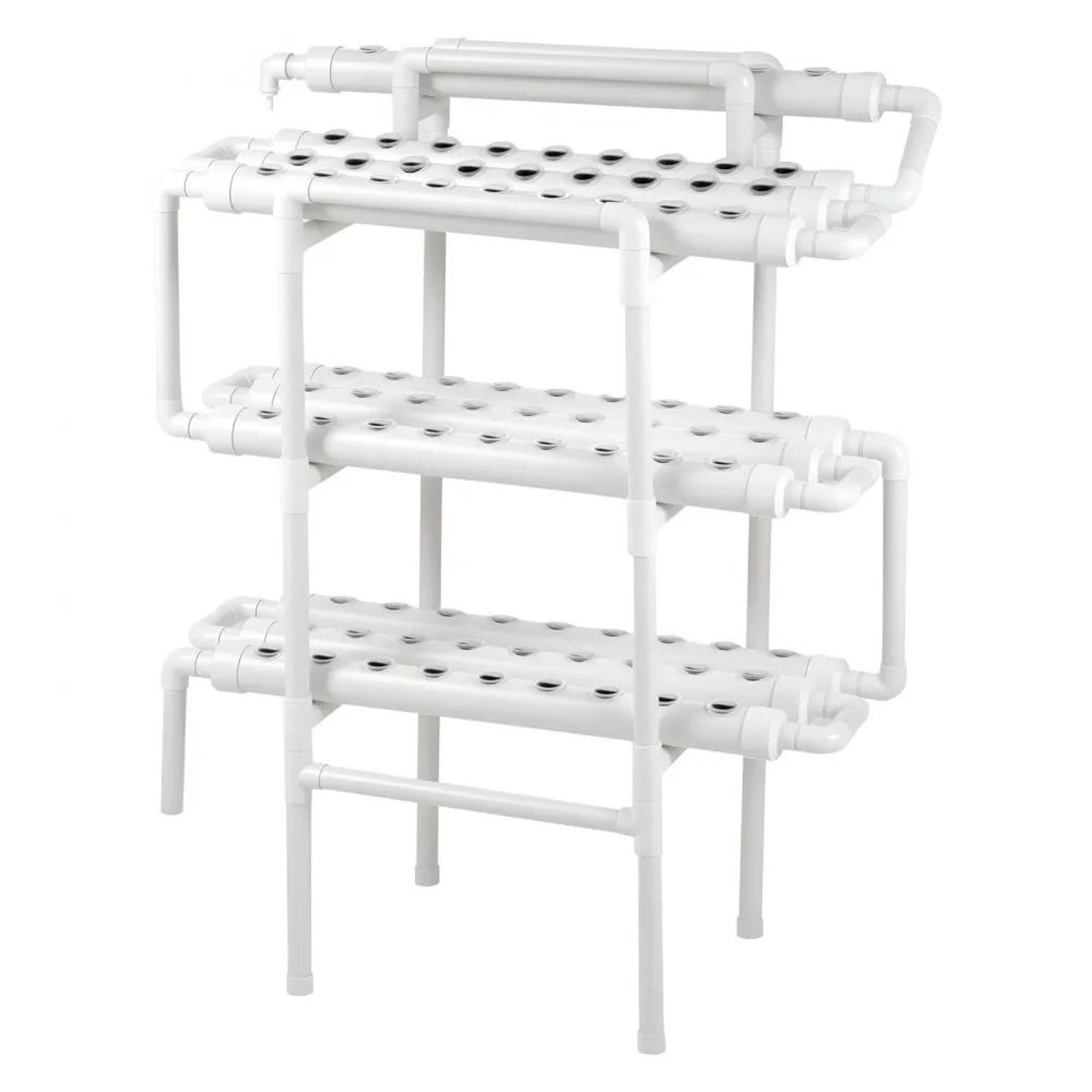 90Site Hydroponic Growing System With 3Tier Vertical Garden And Automatic Irrigation 8