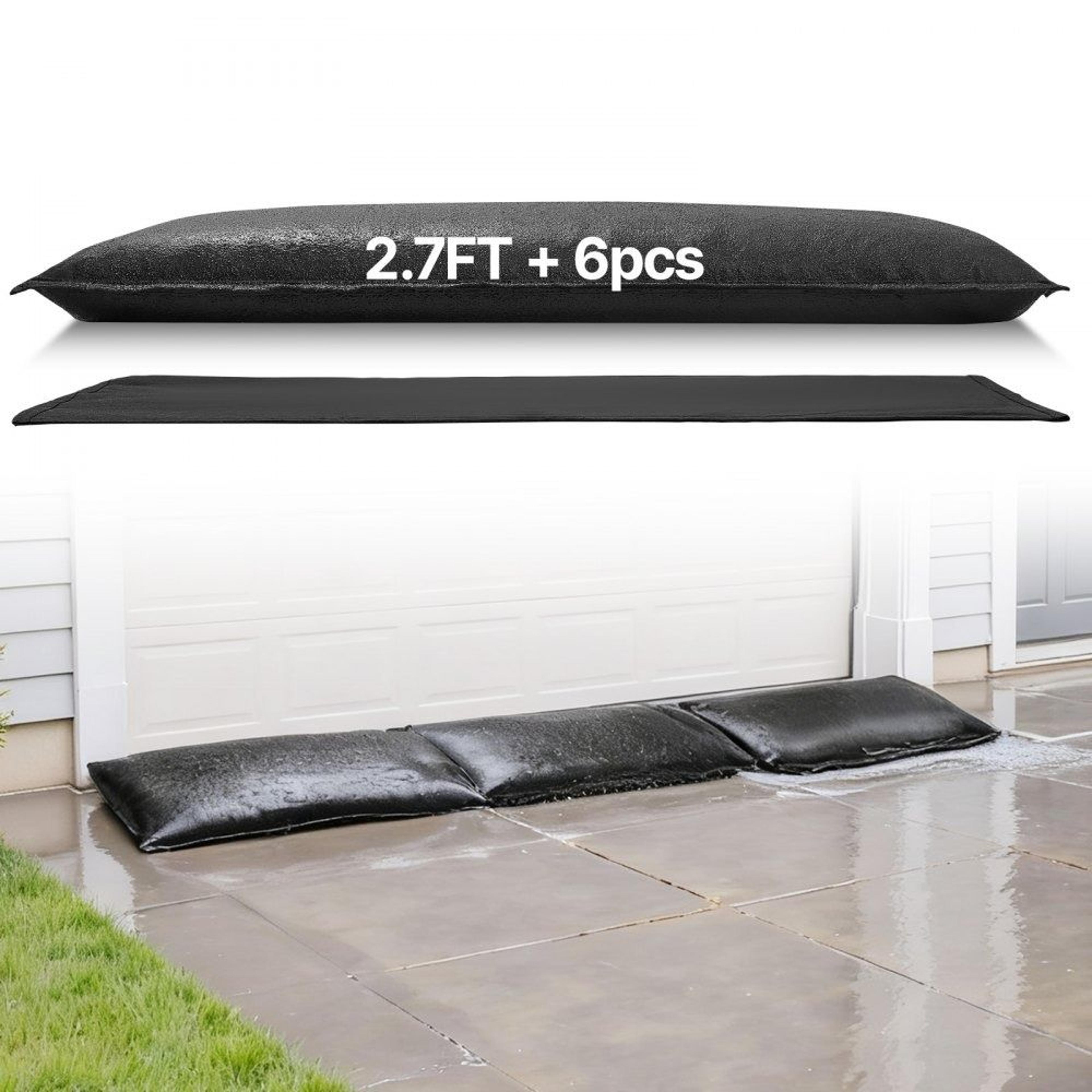 water activated flood barrier bags 6 pack for fast home flood protection