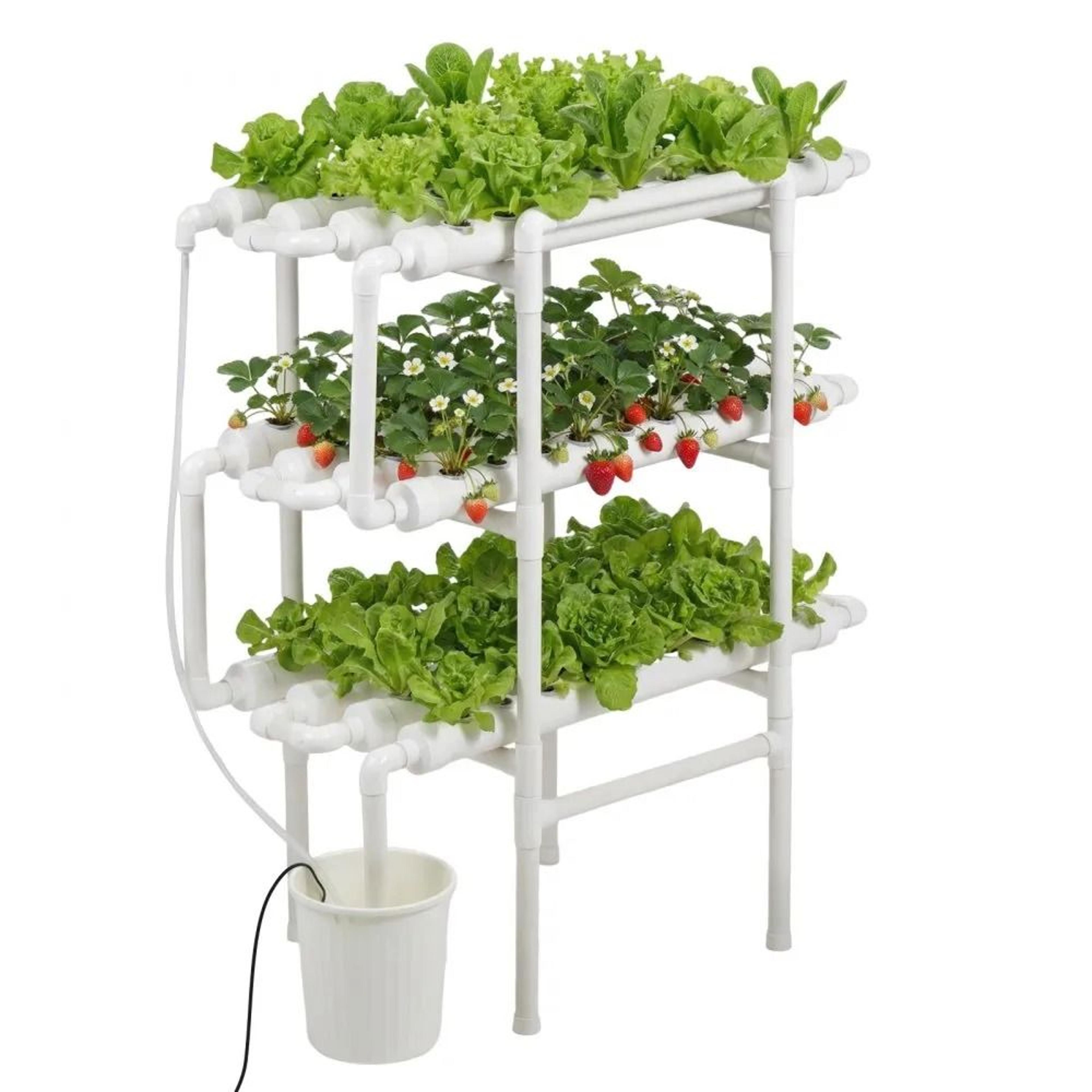 108Site Vertical Hydroponic Growing System With Timed Irrigation 8