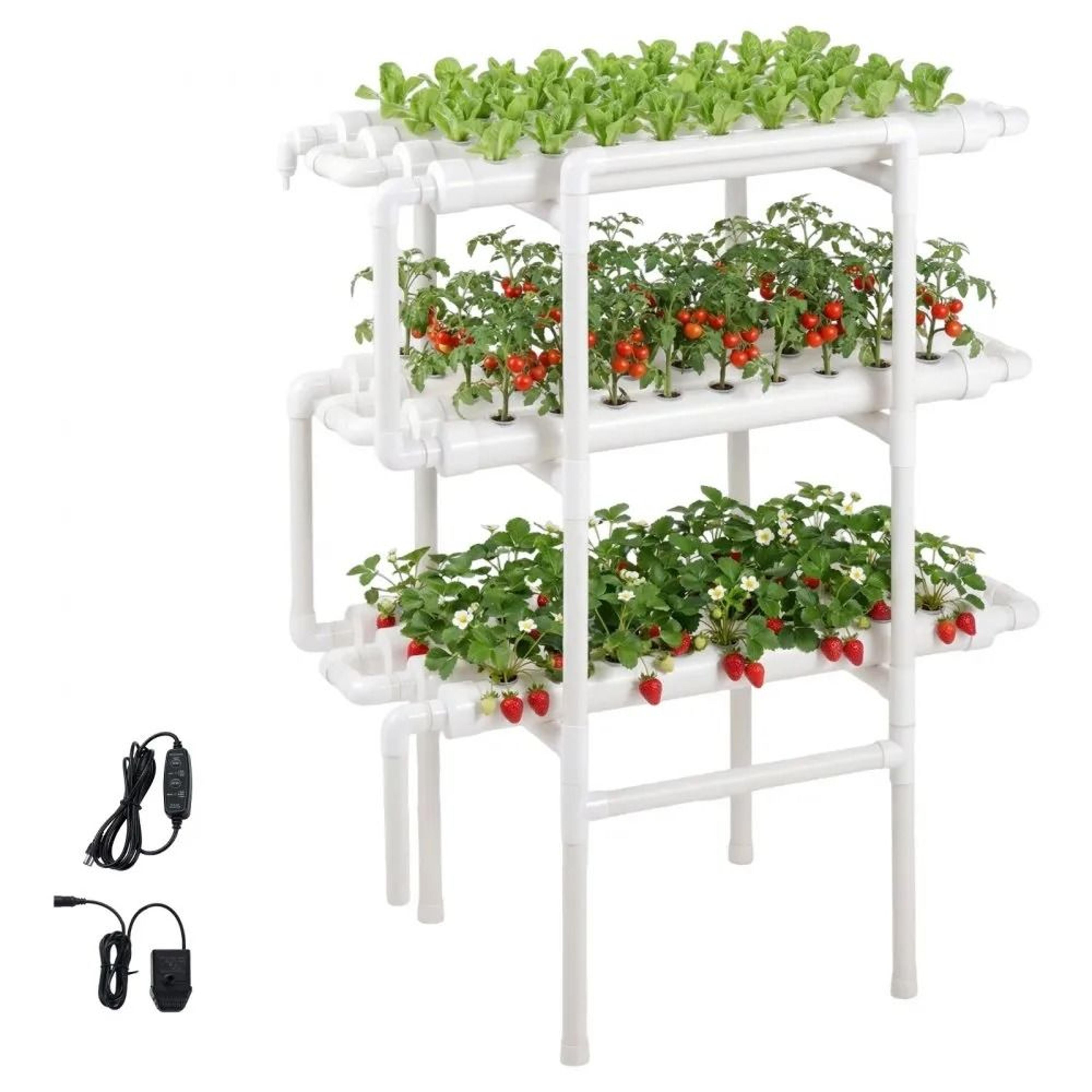 108Site Vertical Hydroponic Growing System With Timed Irrigation 10