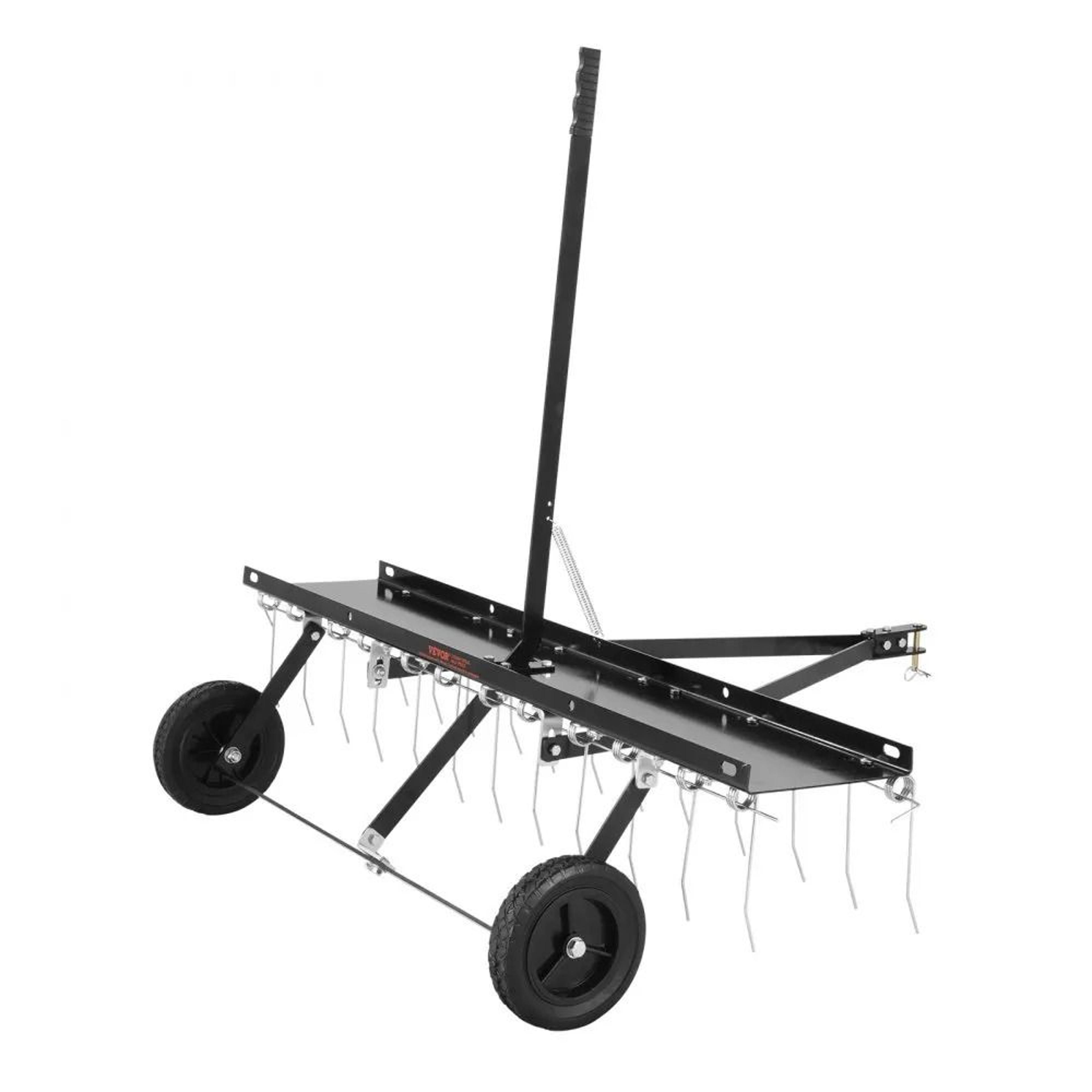 48 Inch Tow Behind Lawn Dethatcher With 24 Steel Tines For ATV And Mower 10