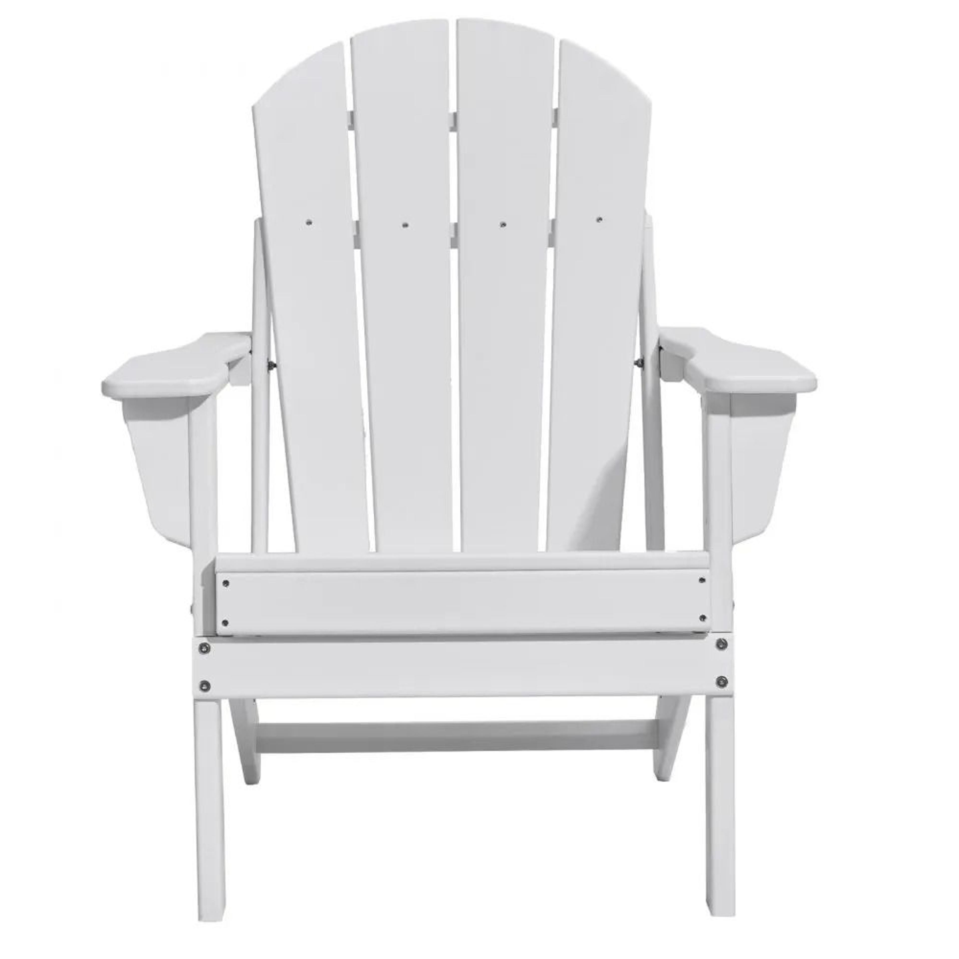 folding adirondack chair set of 2 outdoor patio chairs with cup holder and weather resistant comfort