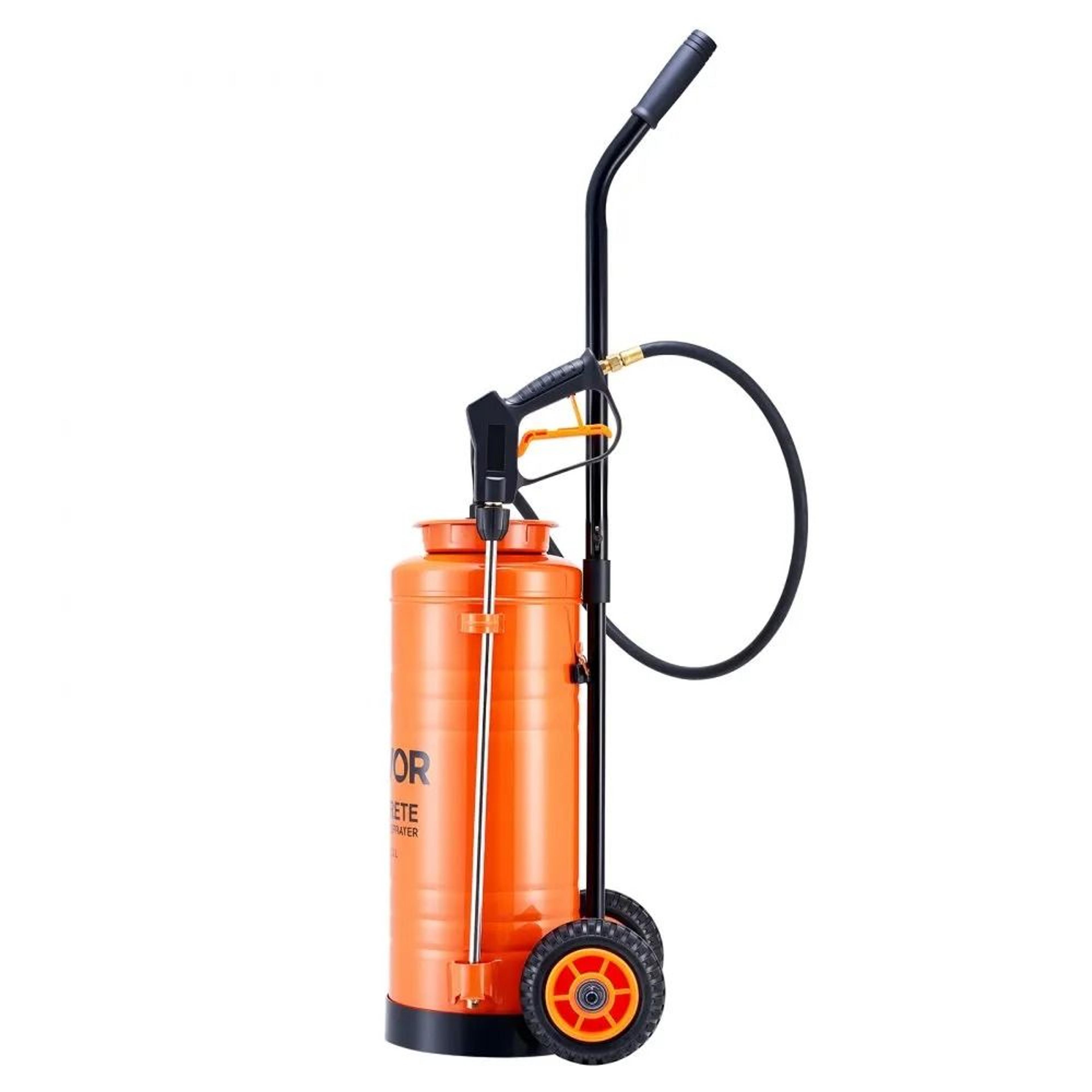 Industrial Stainless Steel Sprayer Cart With 35 Gallon Tank Heavy Duty Pump Sprayer 7