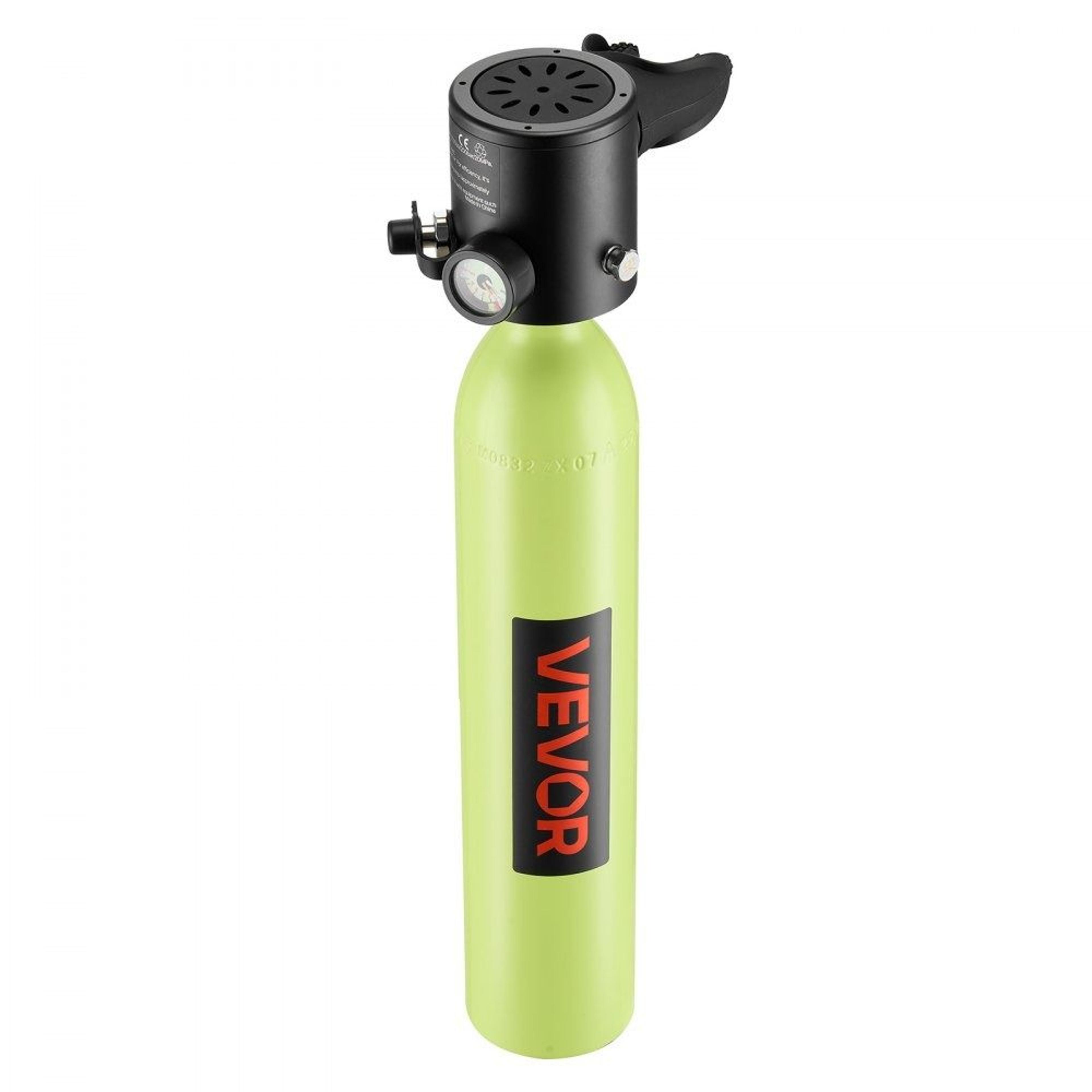 0.5l mini scuba tank portable diving cylinder with refill adapter